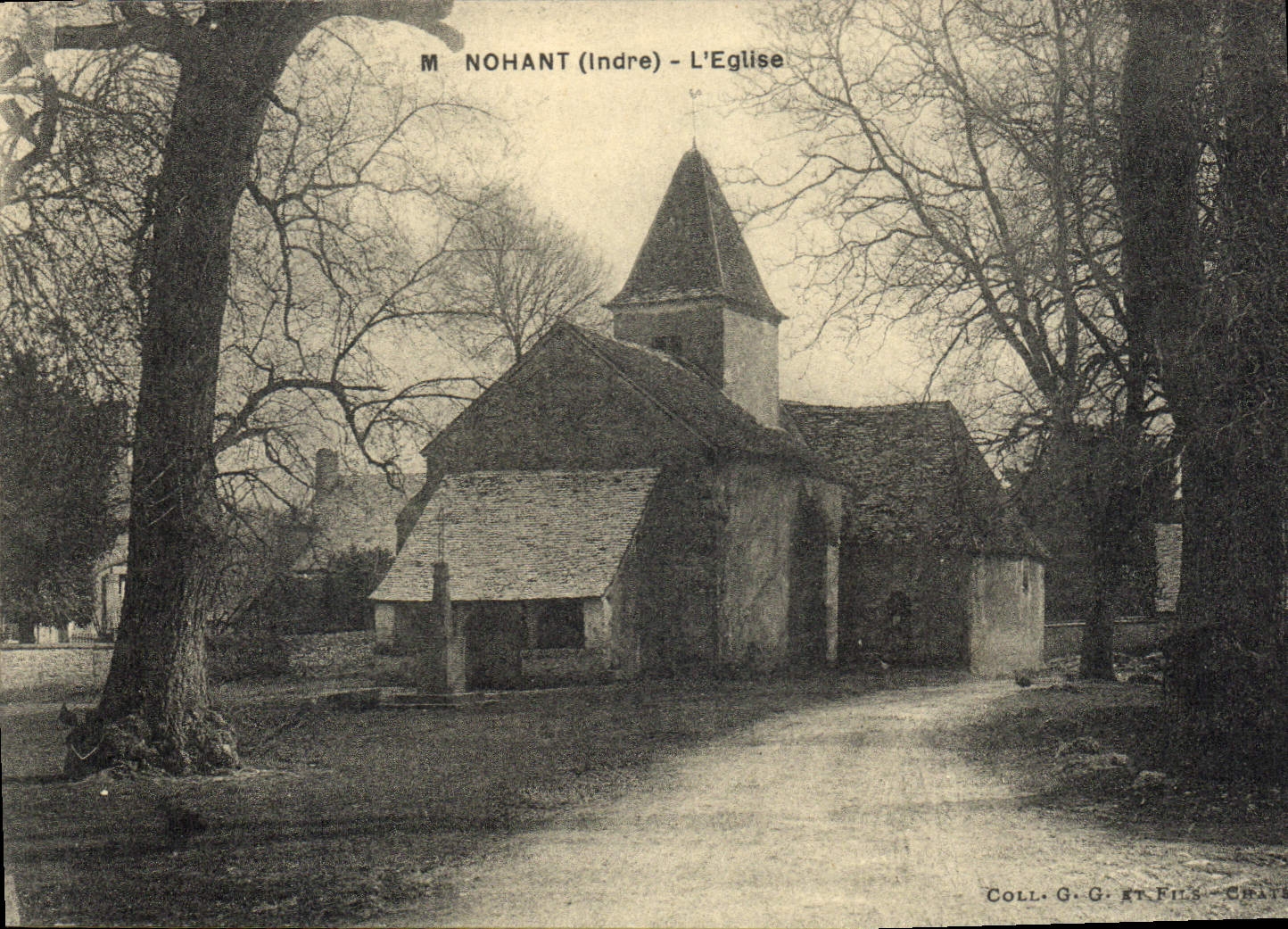 CPA Nohant Indre L'Eglise 
