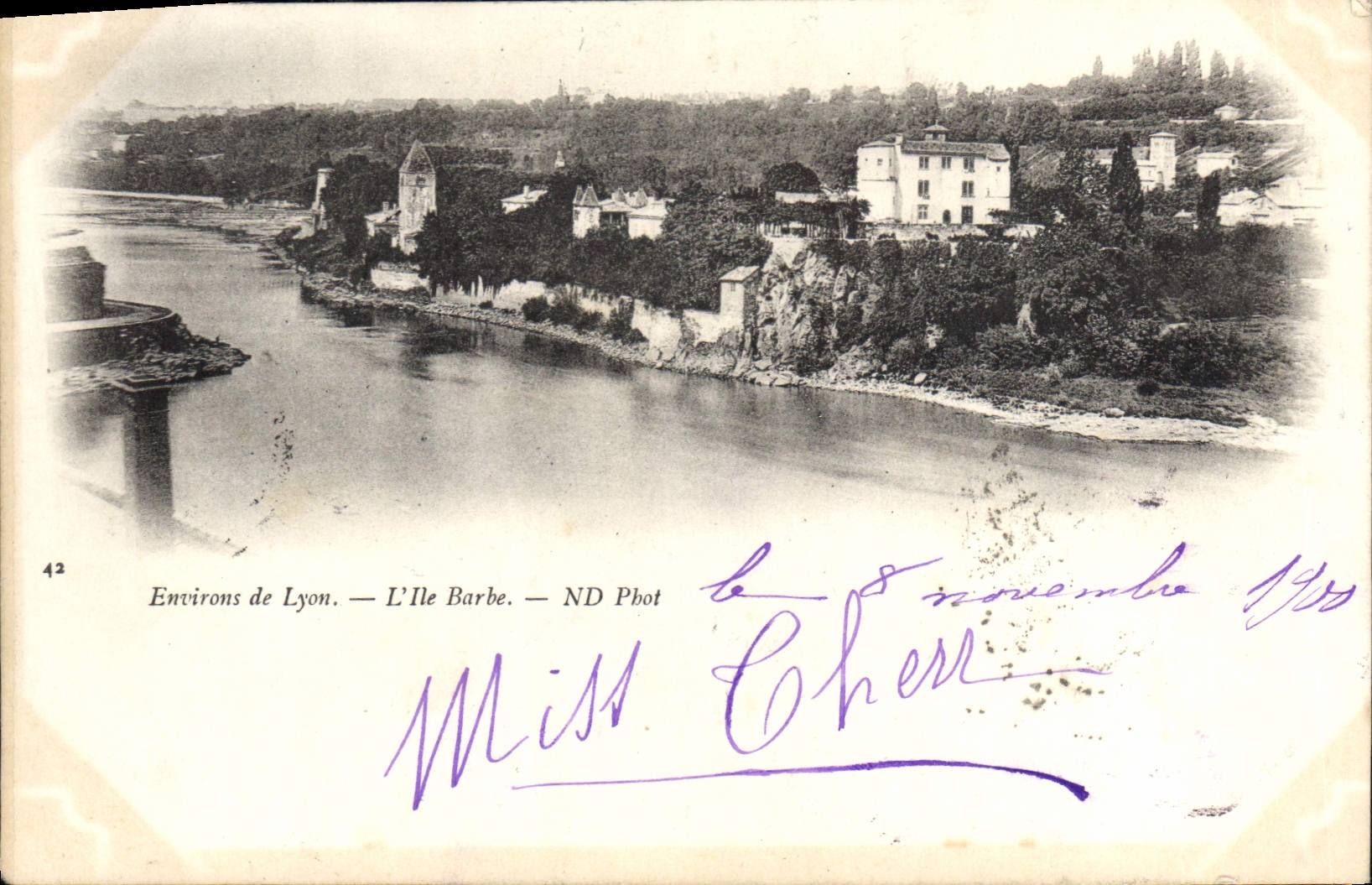 CPA Environs de Lyon L'lle Barbe 