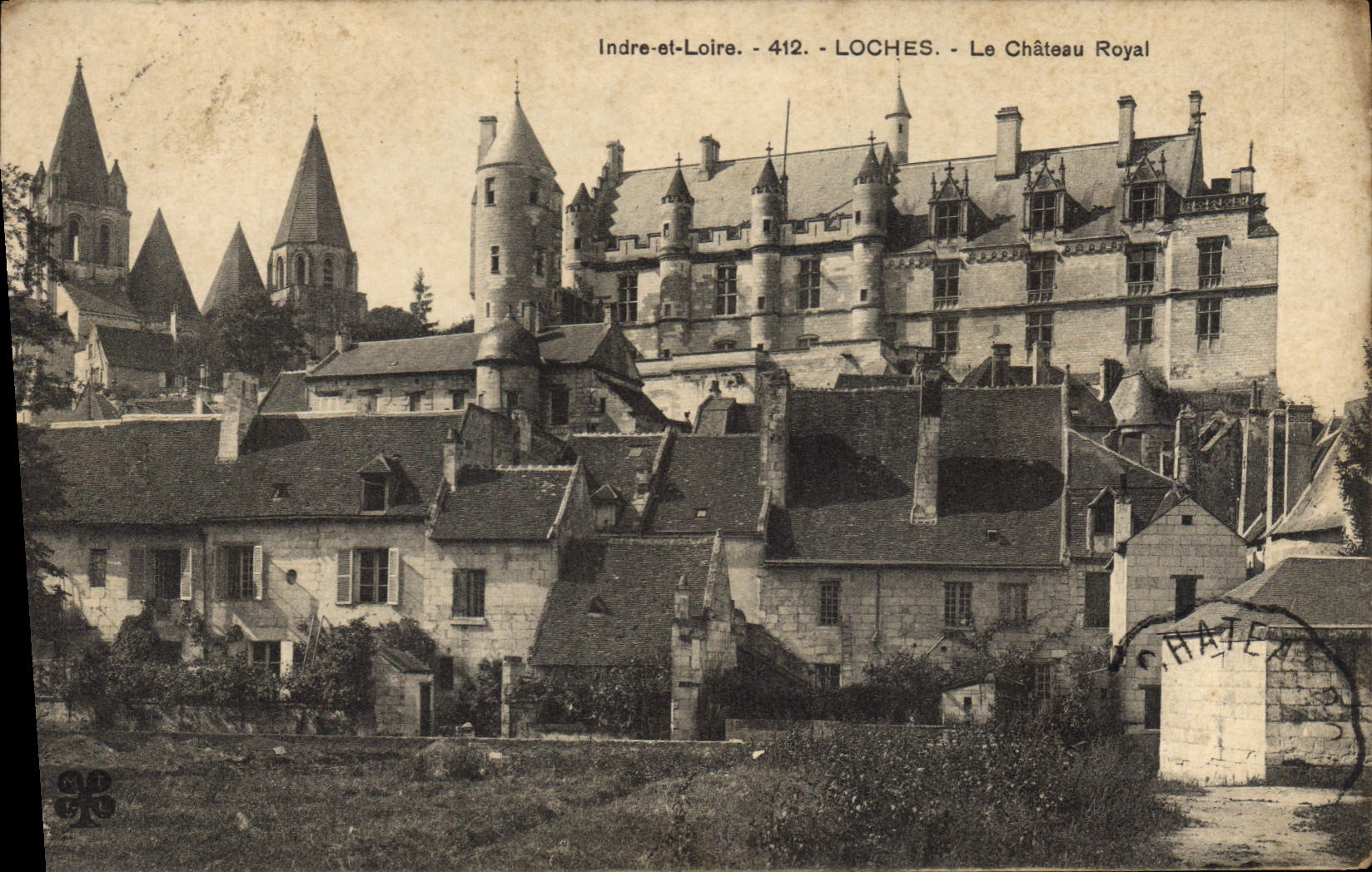 CPA Indre et Loire Loches Le Chateau Royal 