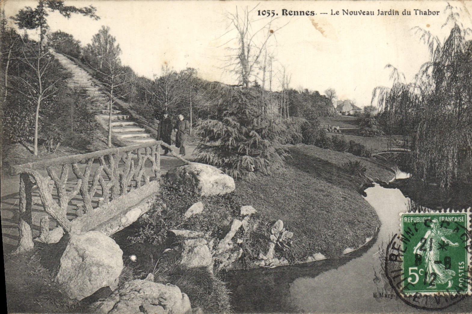 CPA Rennes Le Nouveau Jardin du Thabor 