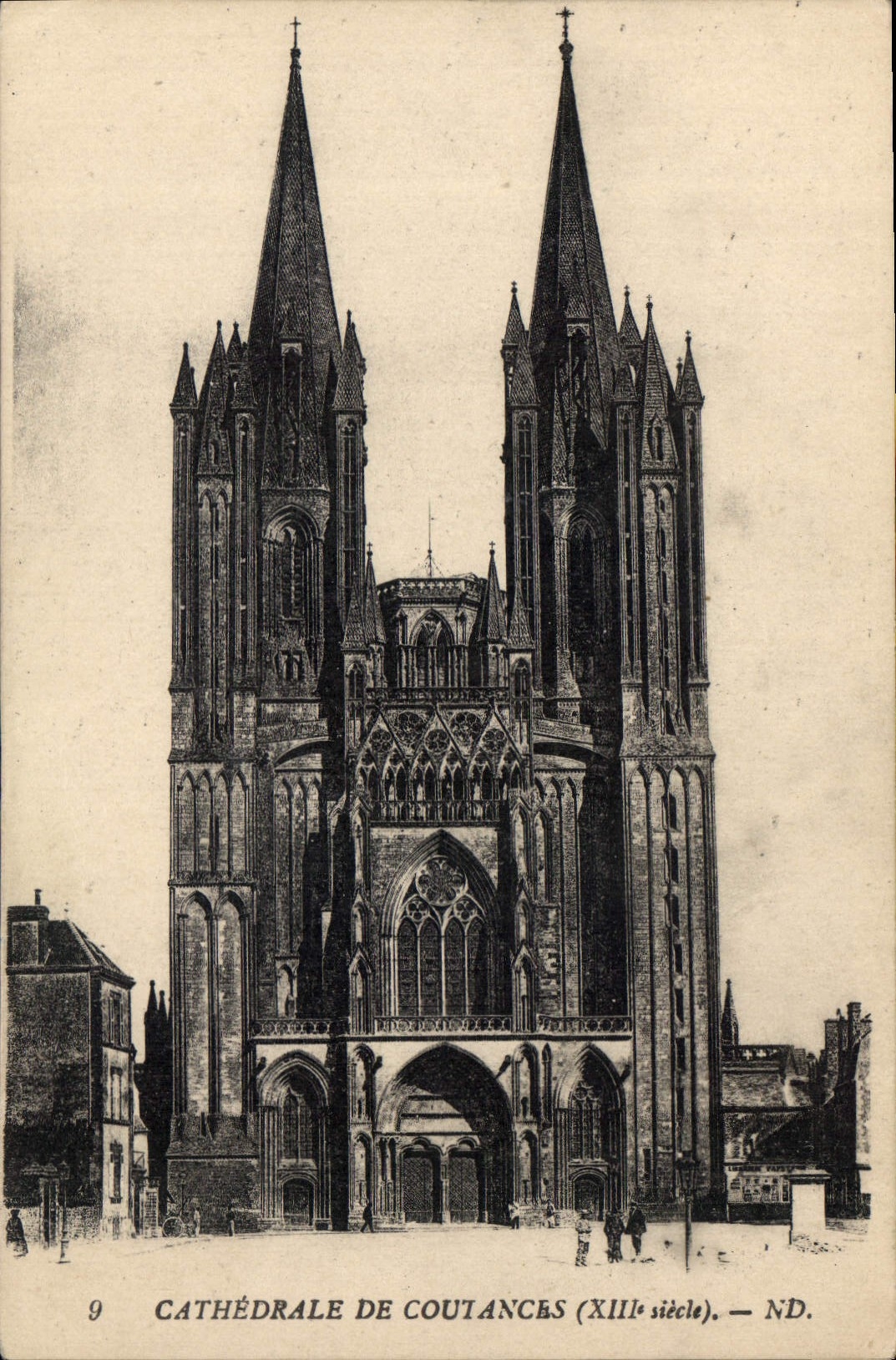 CPA Cathedrale de Coutances XIII siecle 