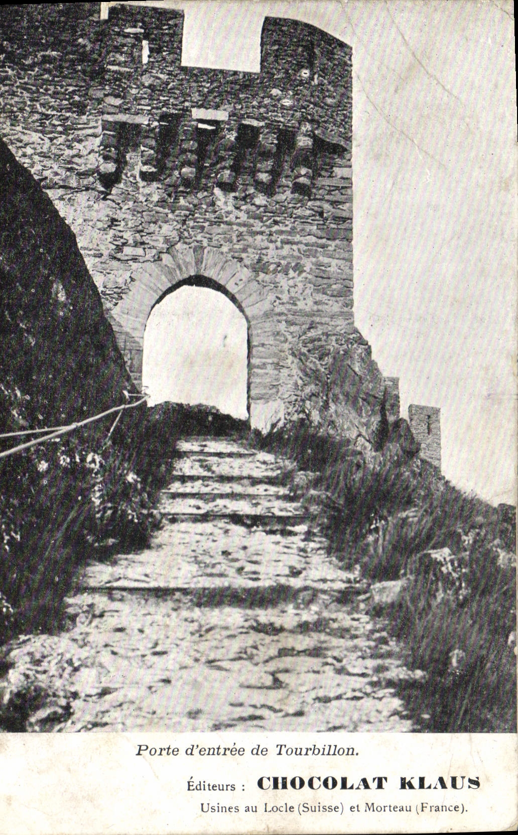 CPA Porte d'entree de Tourbillon 