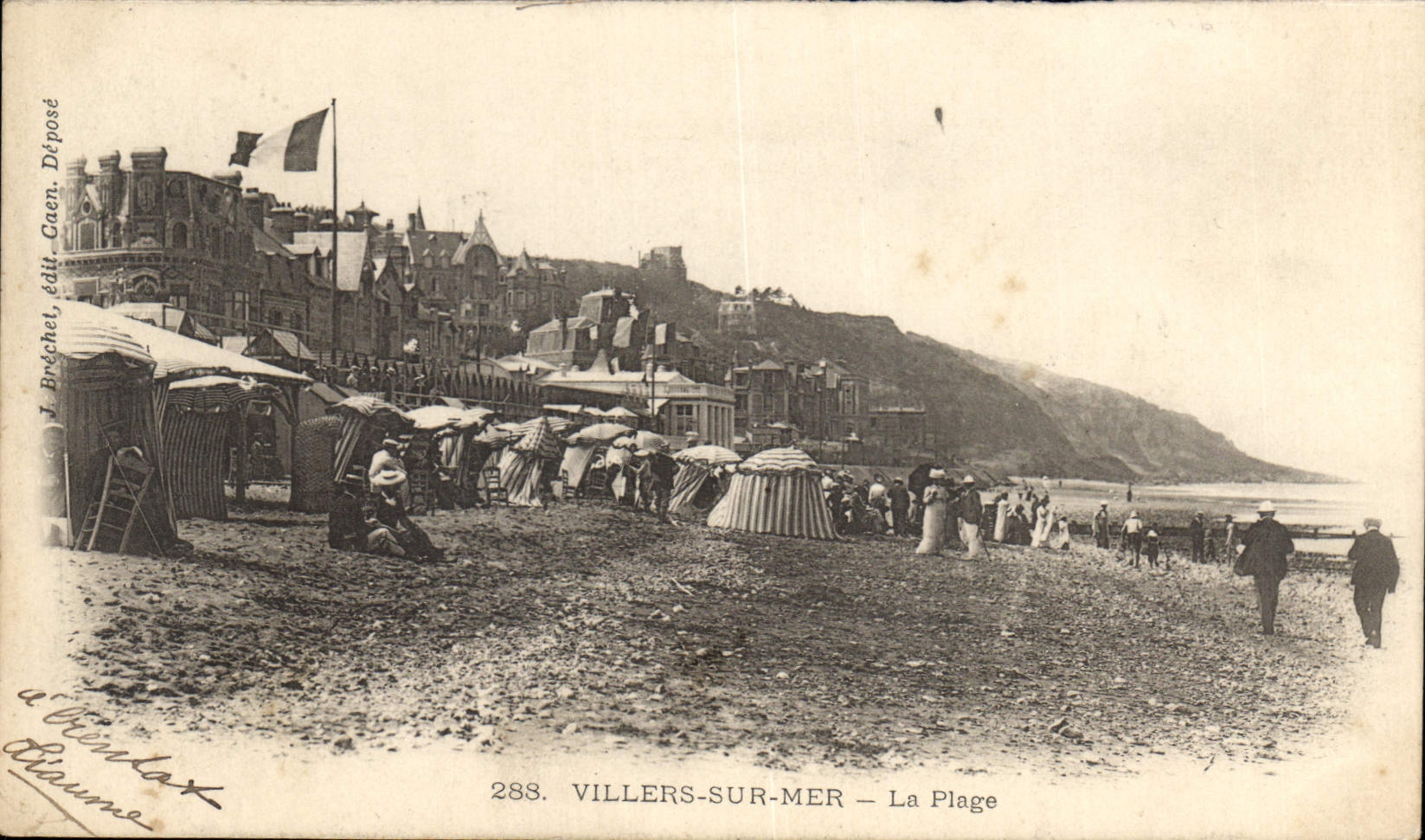 CPA Villers sur Mer La Plage 