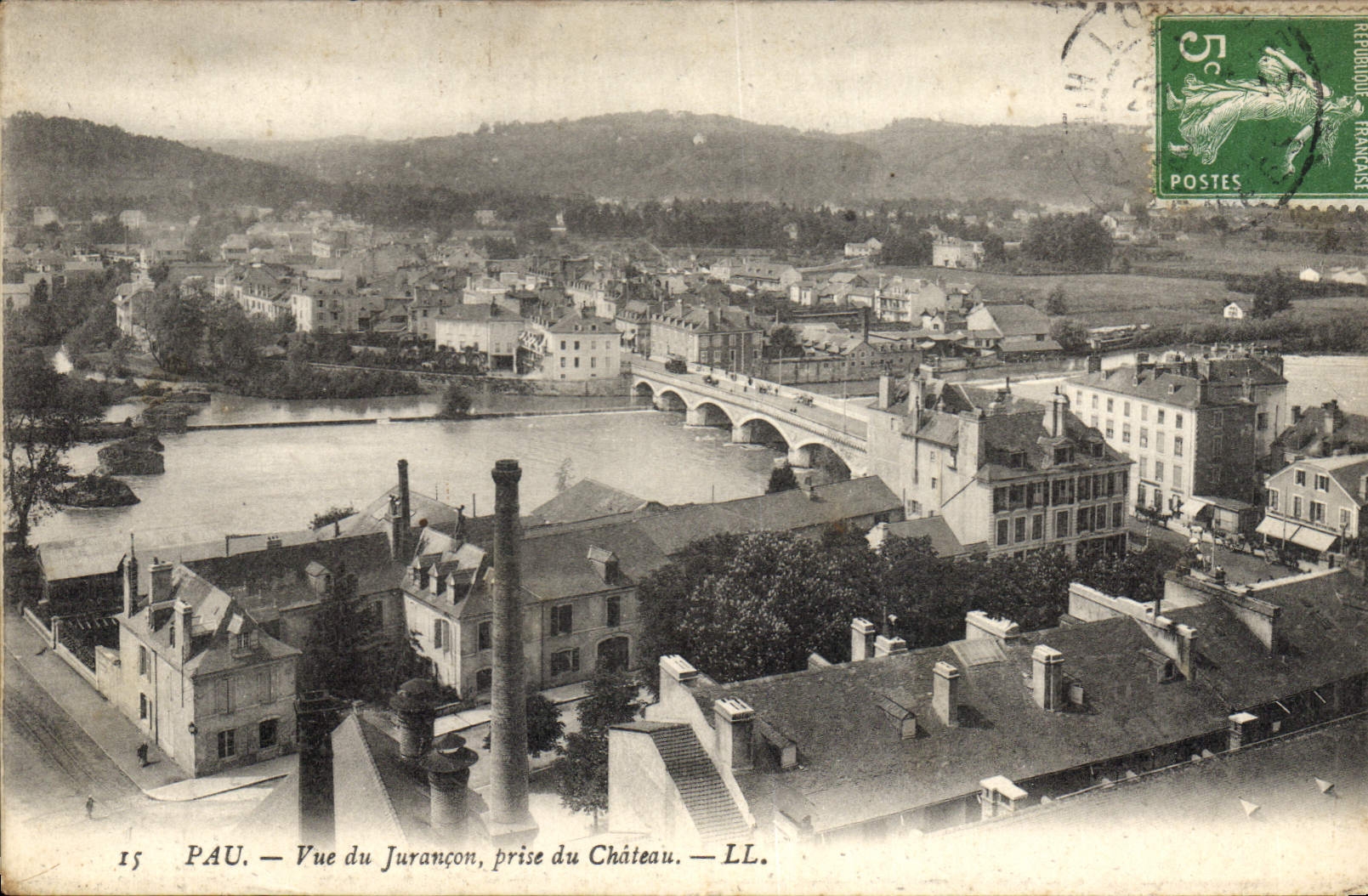 CPA Pau Vue du Jurancon prise du Chateau 