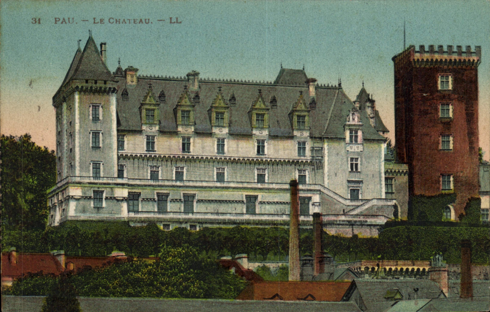 CPA Pau Le Chateau 