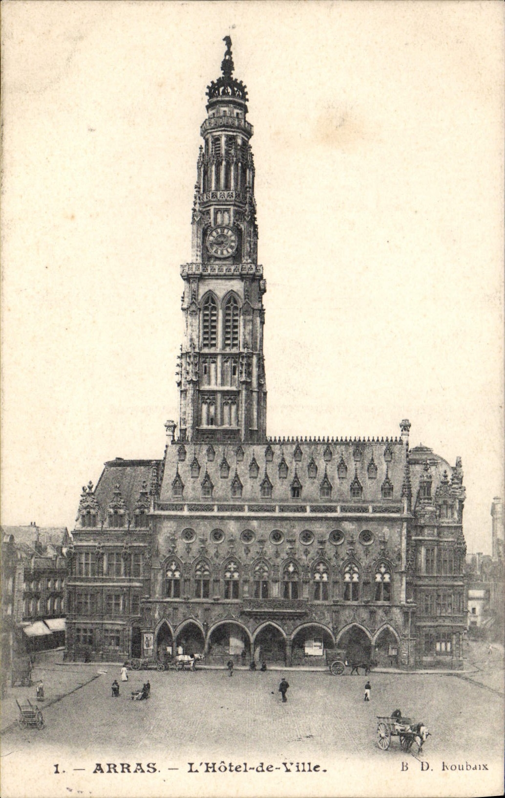 CPA Arras L'Hotel de Ville 