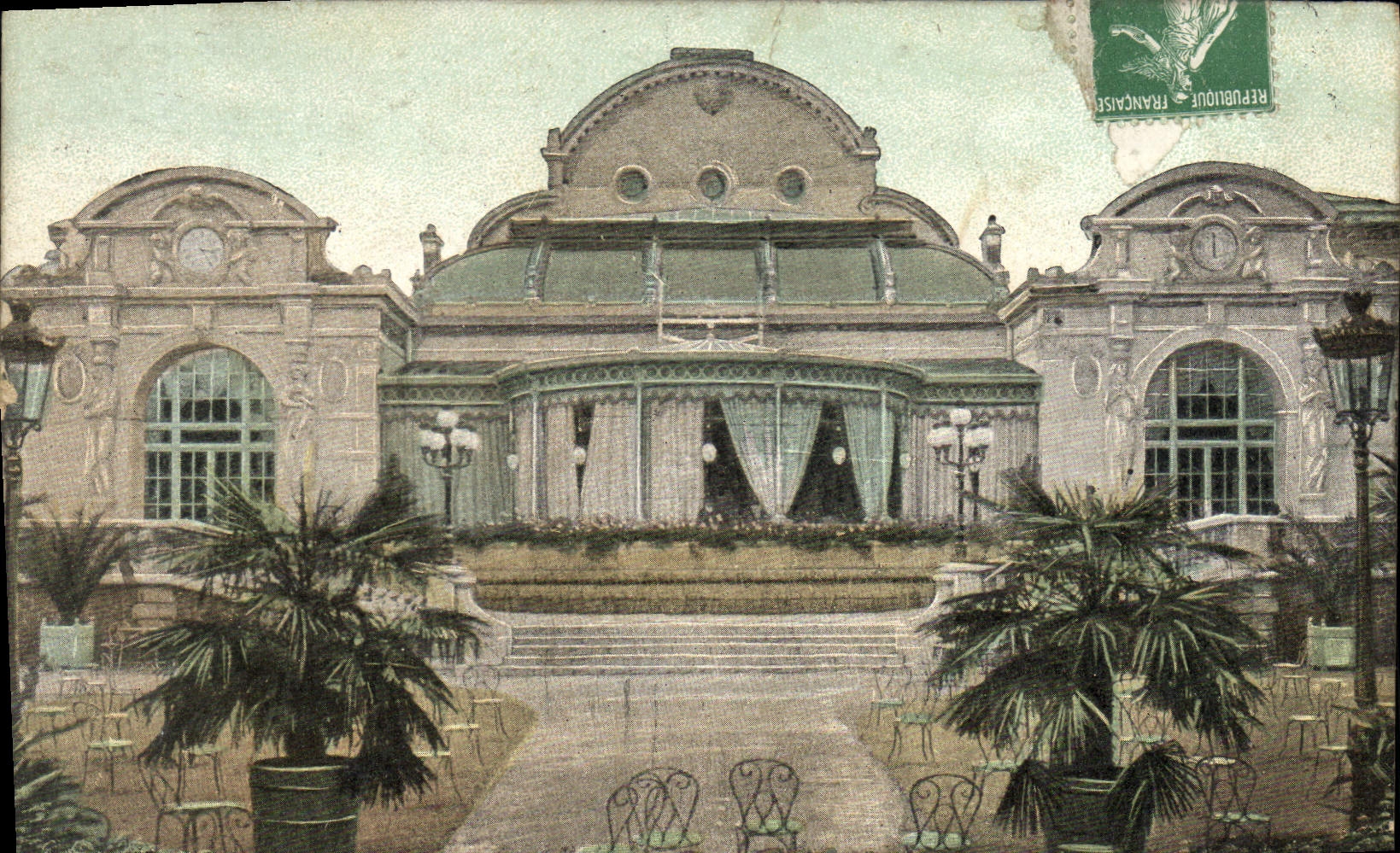 CPA Vichy Le casino vue de face