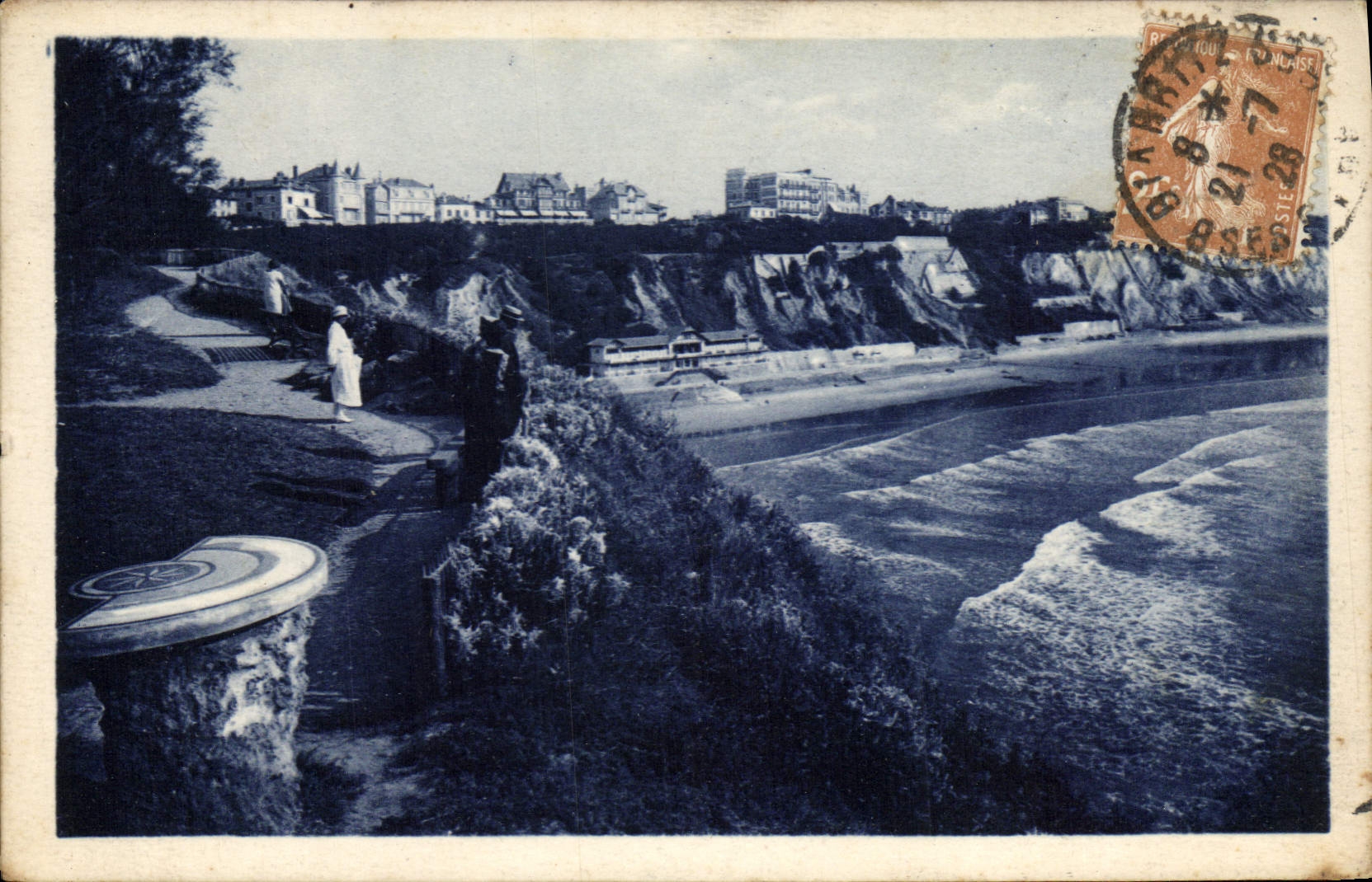 CPA Biarritz Cote Basques La Cote des Basques 