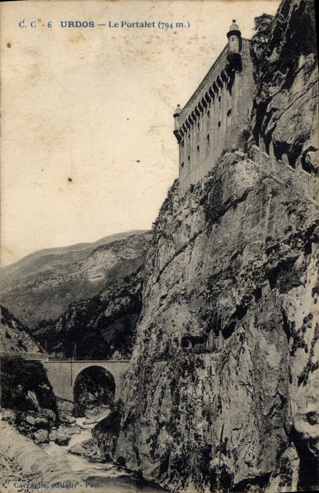 CPA Urdos Le Portalet 