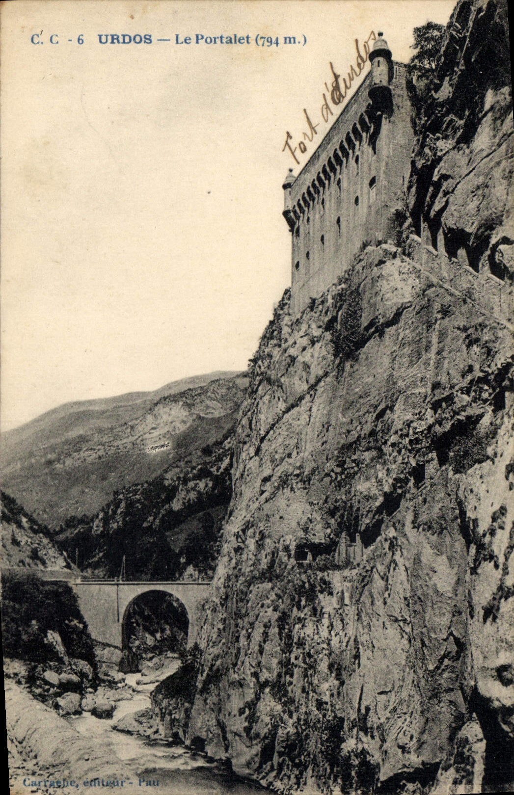 CPA Urdos Le Portalet 