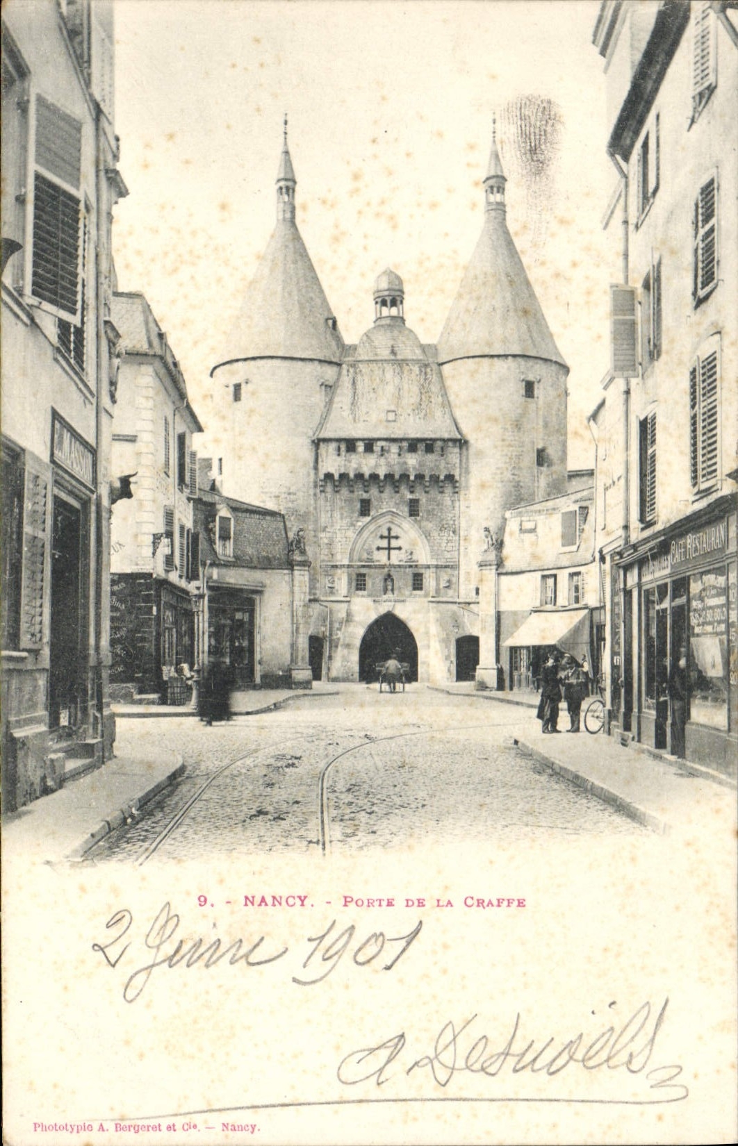 CPA Nancy Porte de la Craffe 