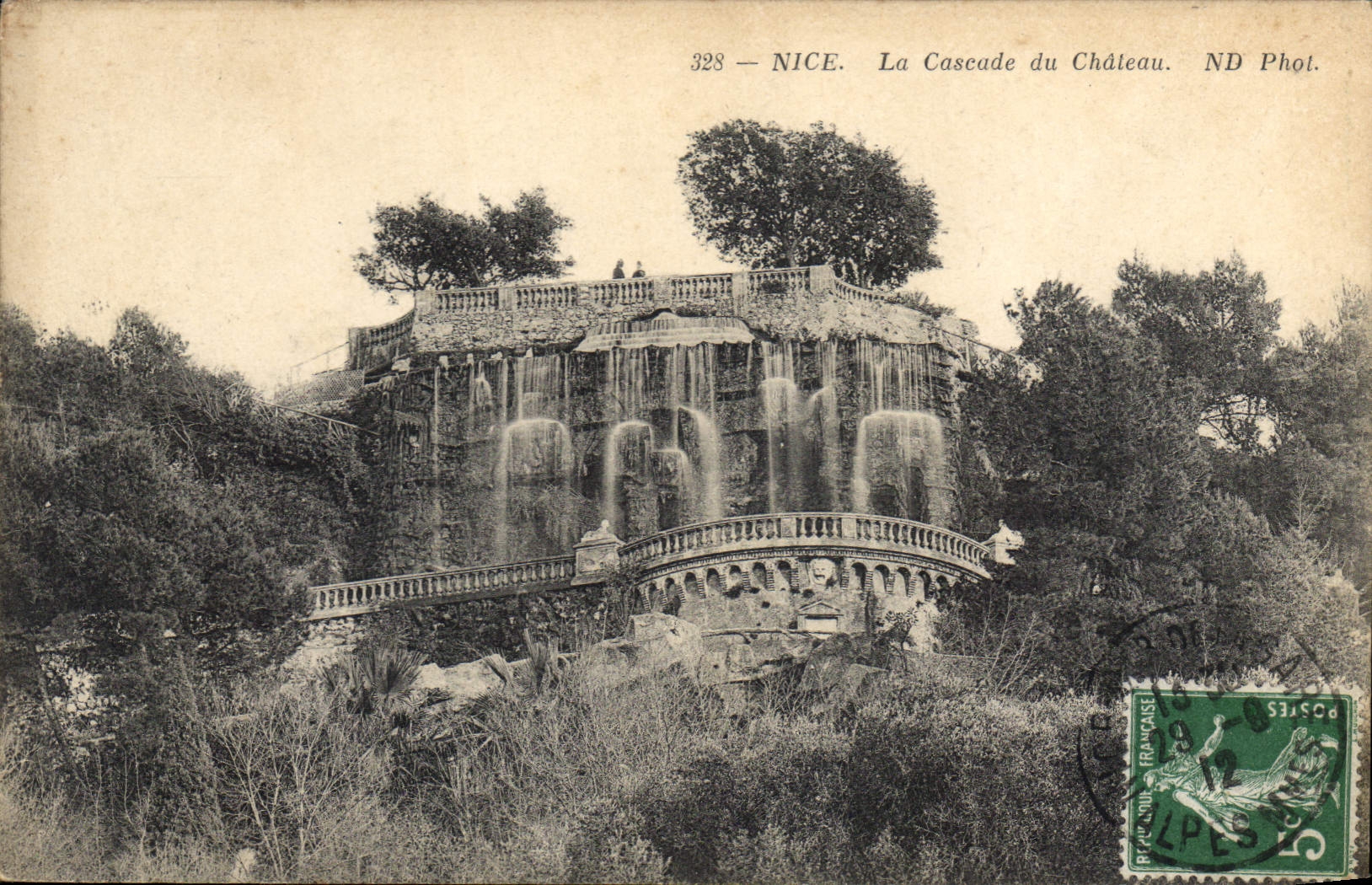 CPA Nice La Cascade du Chateau 