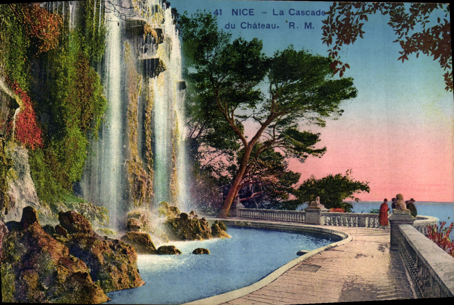 CPA Nice La Cascade du Chateau 