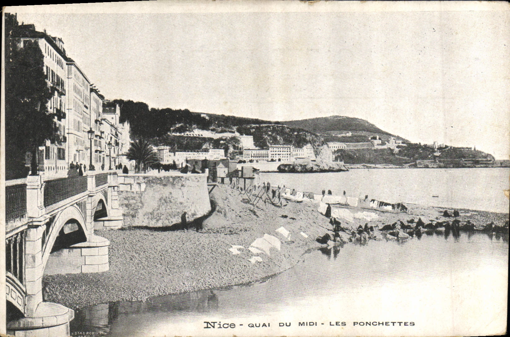 CPA Nice Quai du Midi Les Ponchettes 