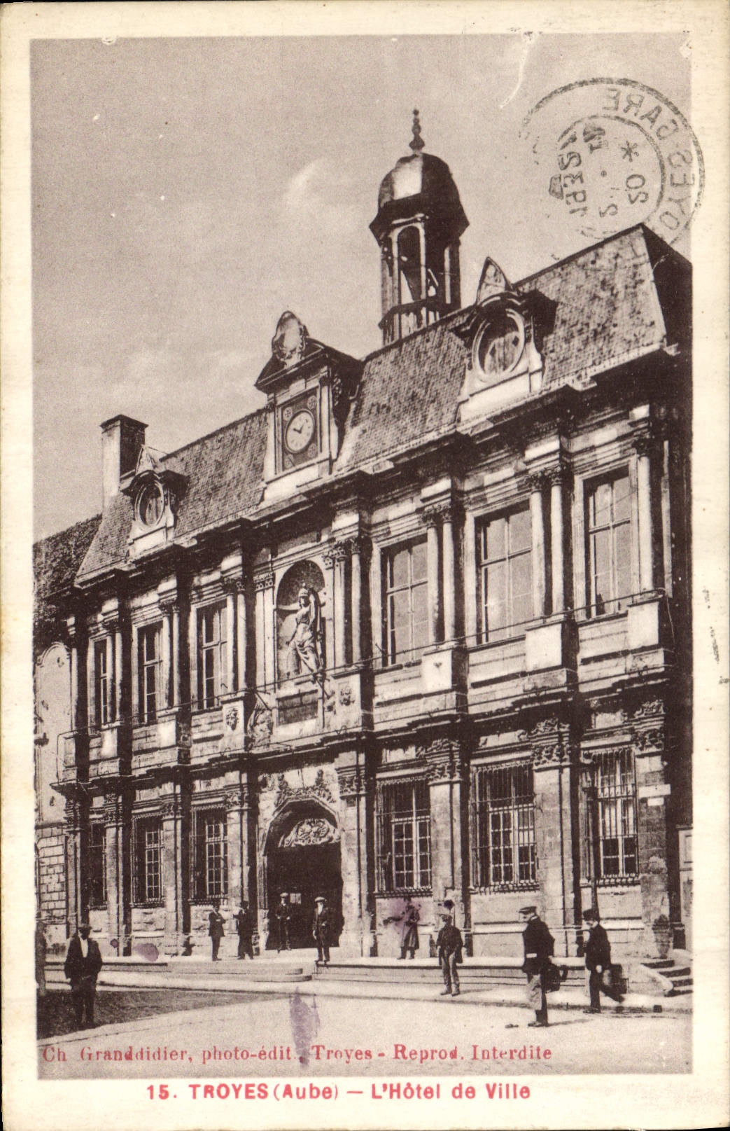CPA Troyes Aube L'Hotel de Ville 