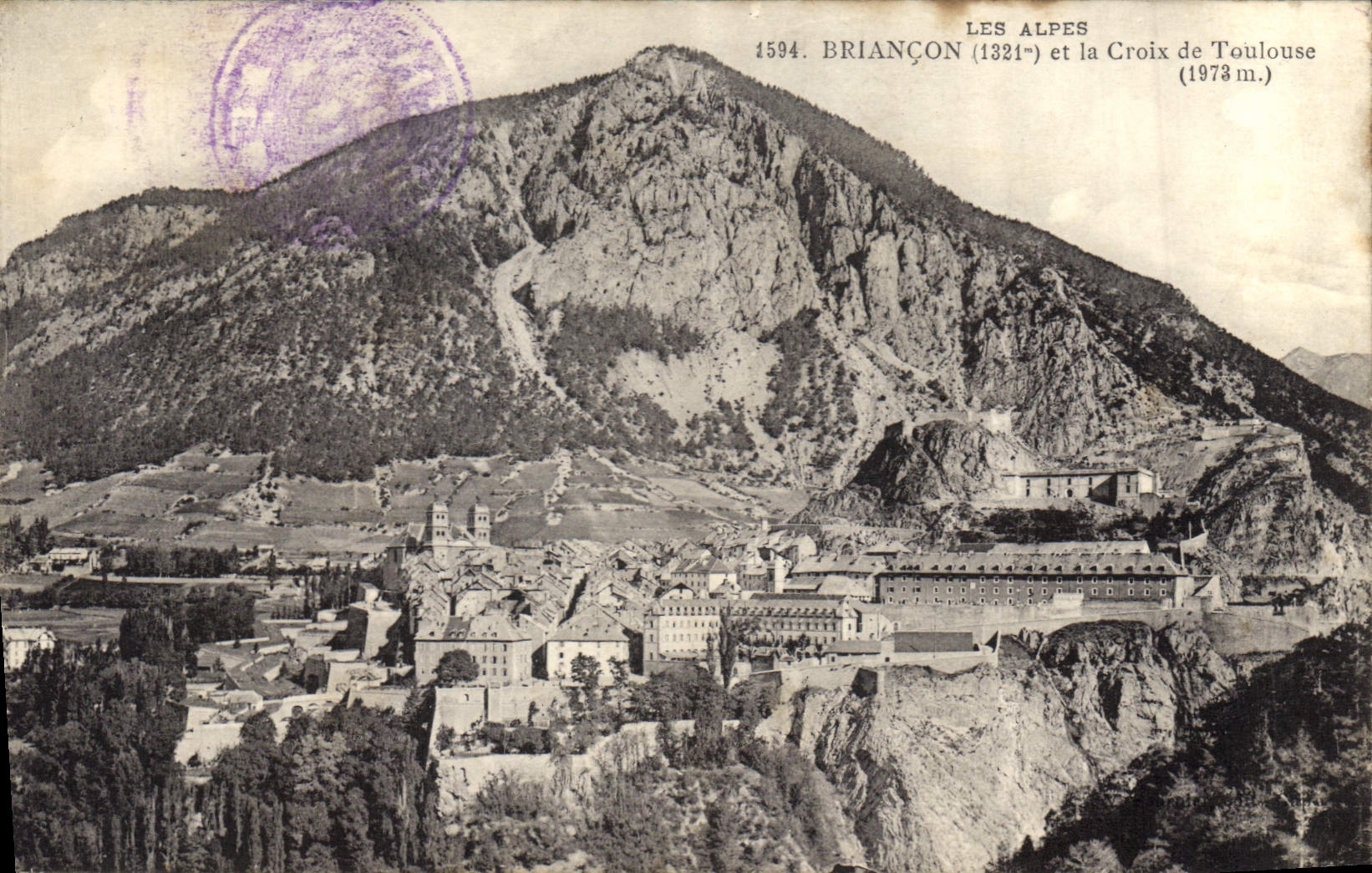 CPA Briancon et la Croix de Toulouse 