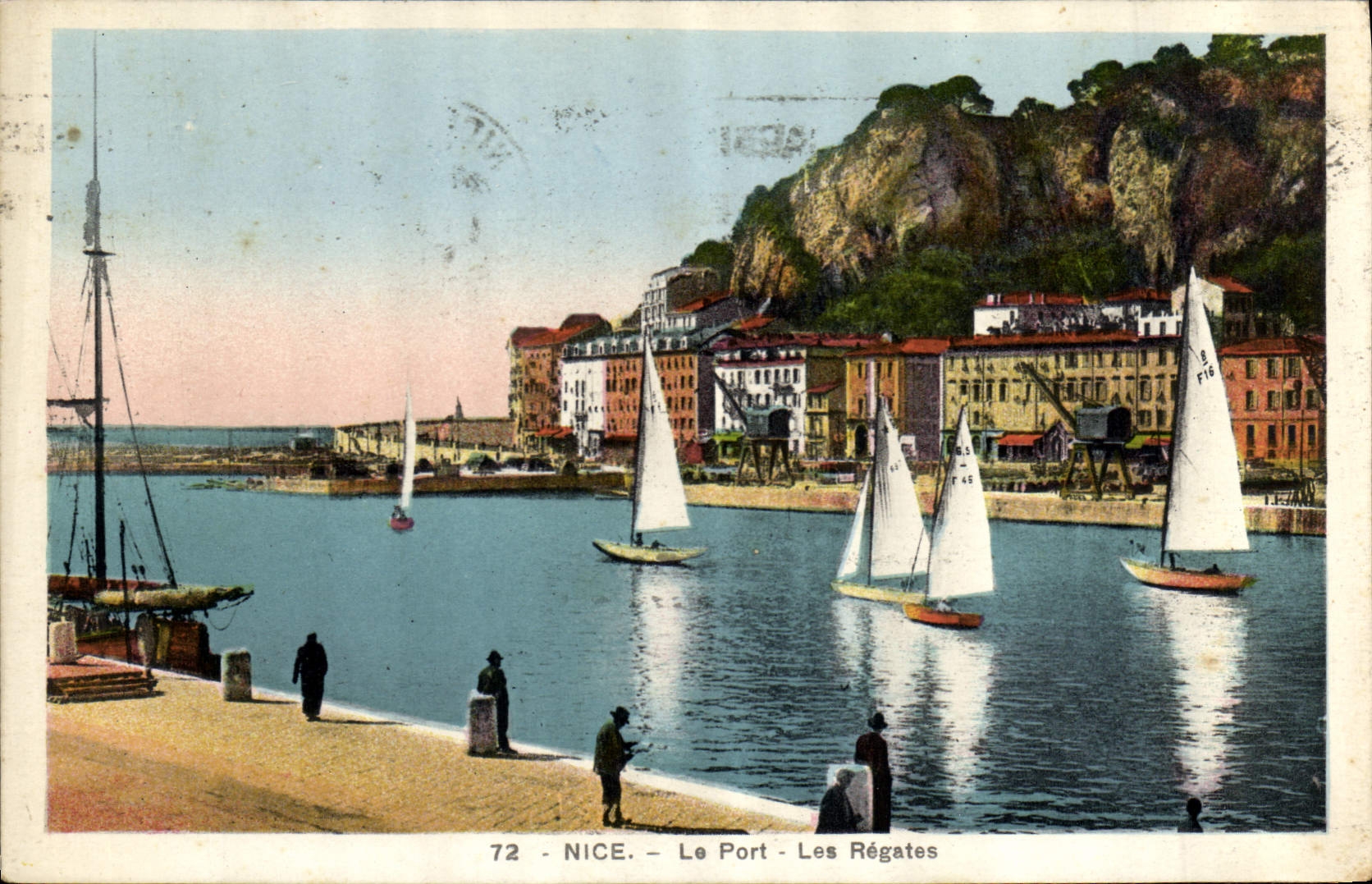 CPA Nice Le Port Les Regates 