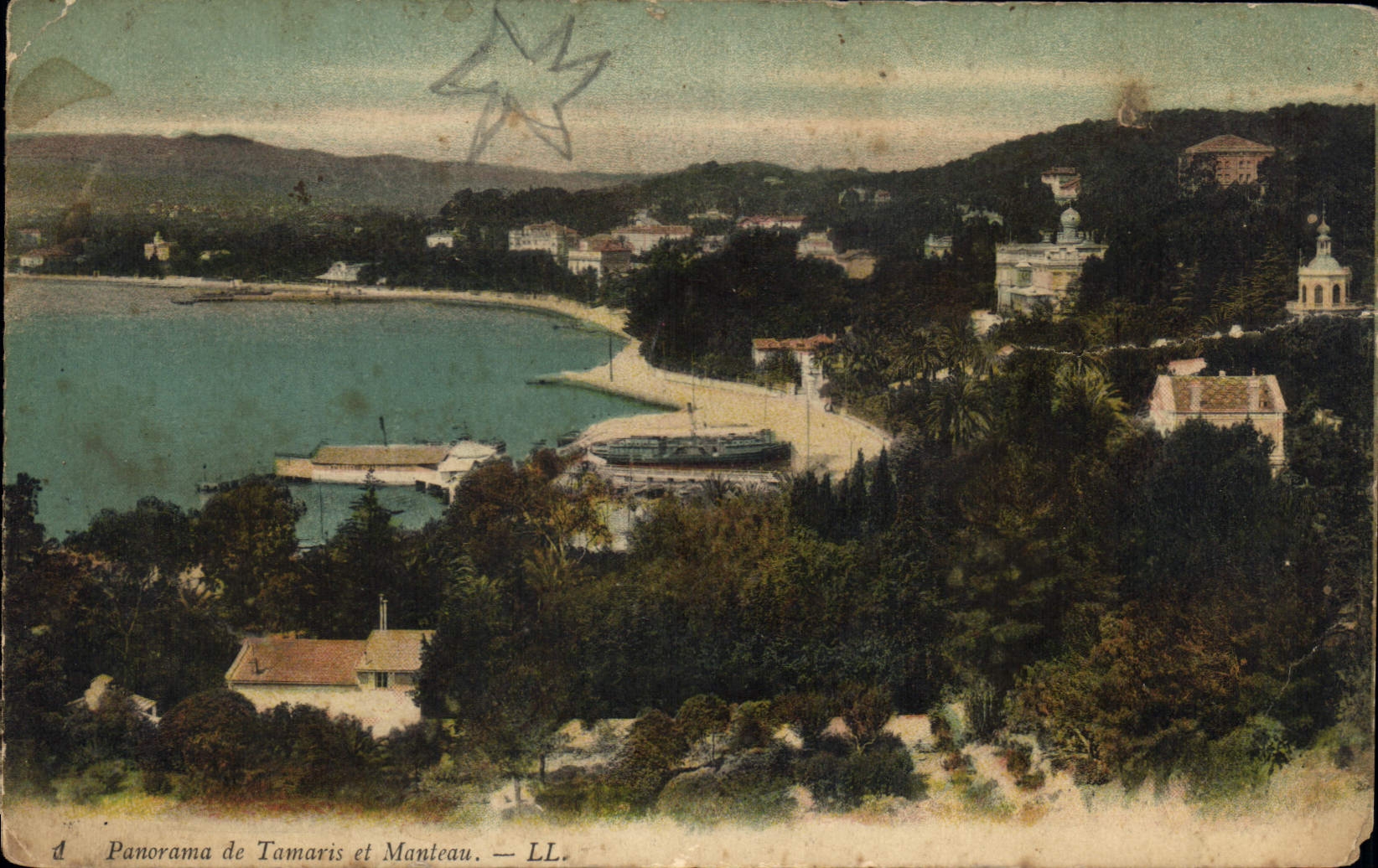 CPA Panorama de Tamaris et Manteau