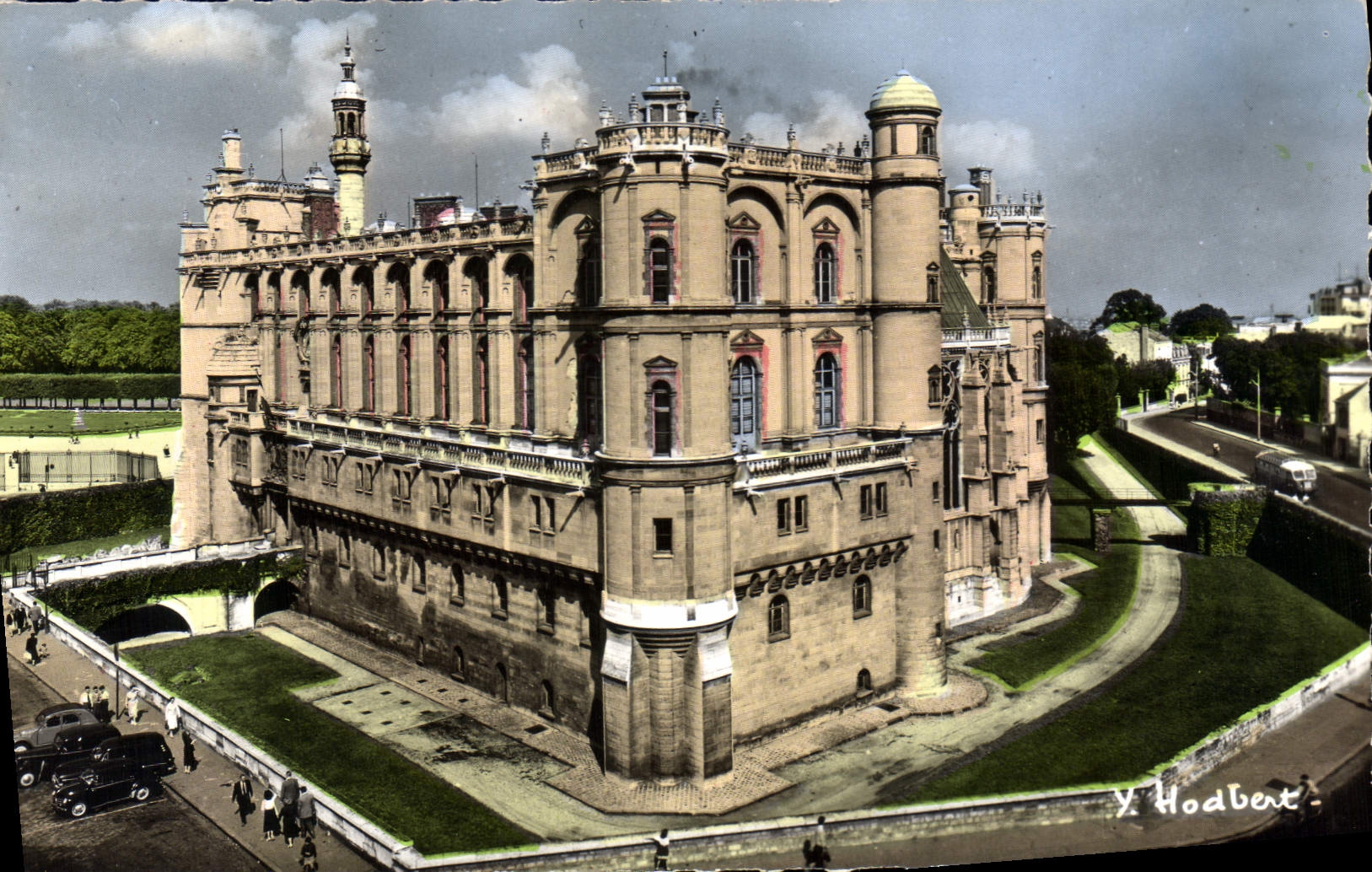 CPA Saint Germain en Laye Seine et Oise Le Chateau face sud ouest 