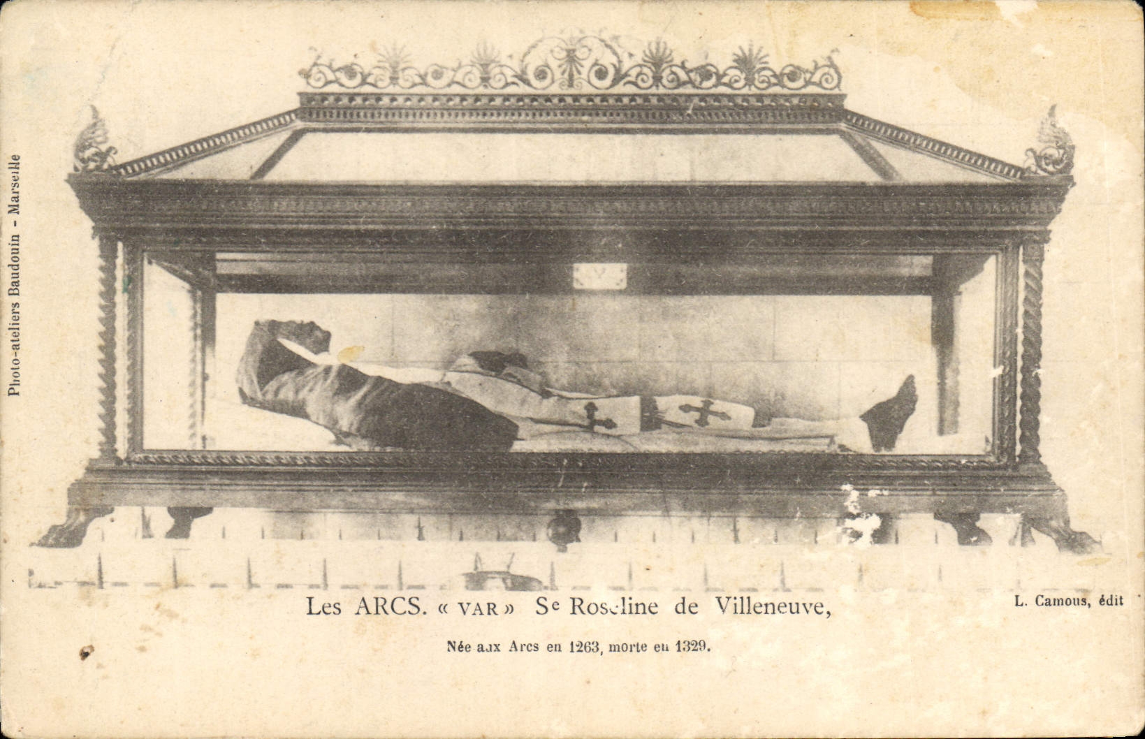 CPA Les Arcs Var Se Roseline de Villeneve 