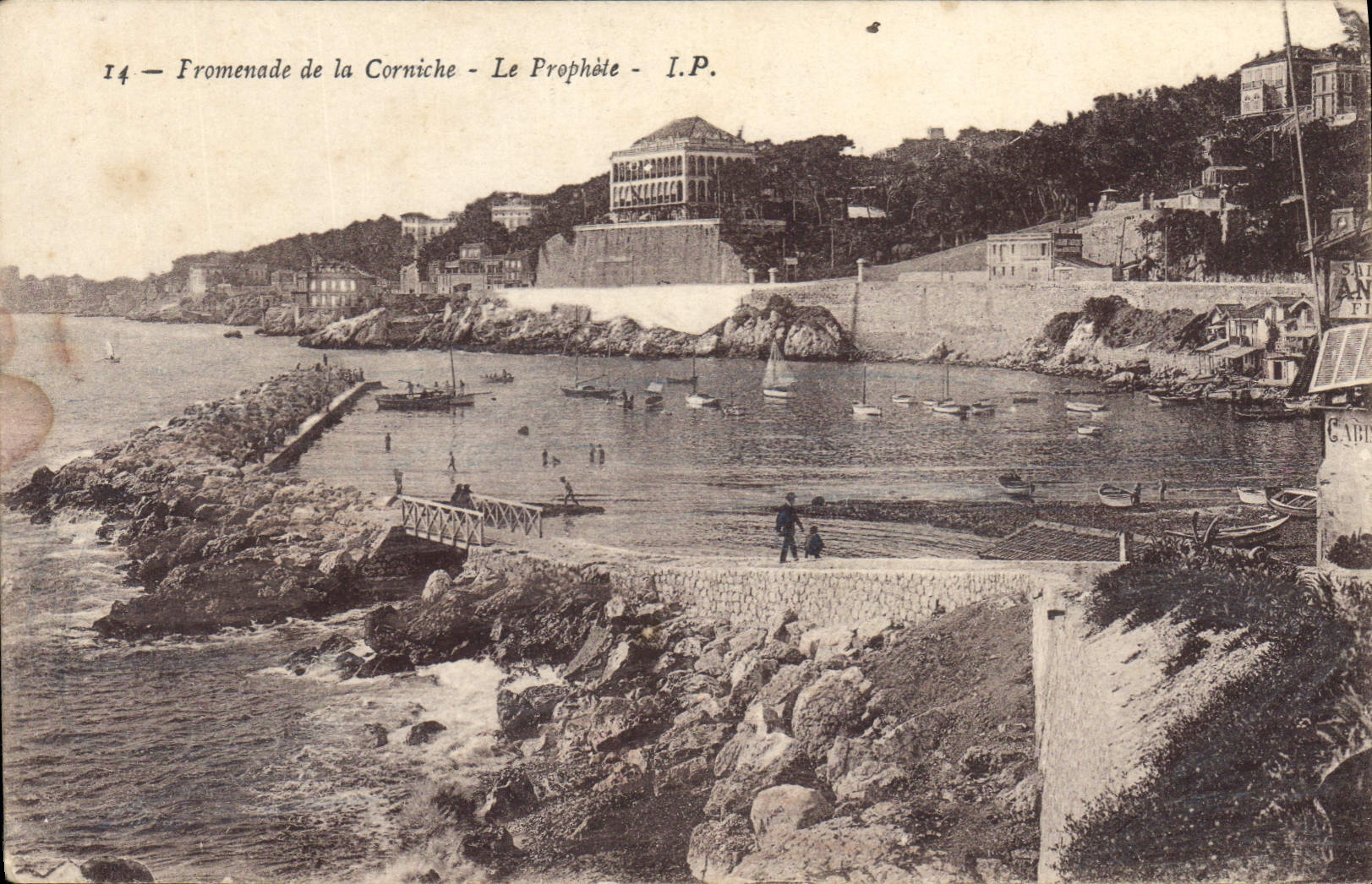 CPA Promenade de la Corniche Le Prophete 