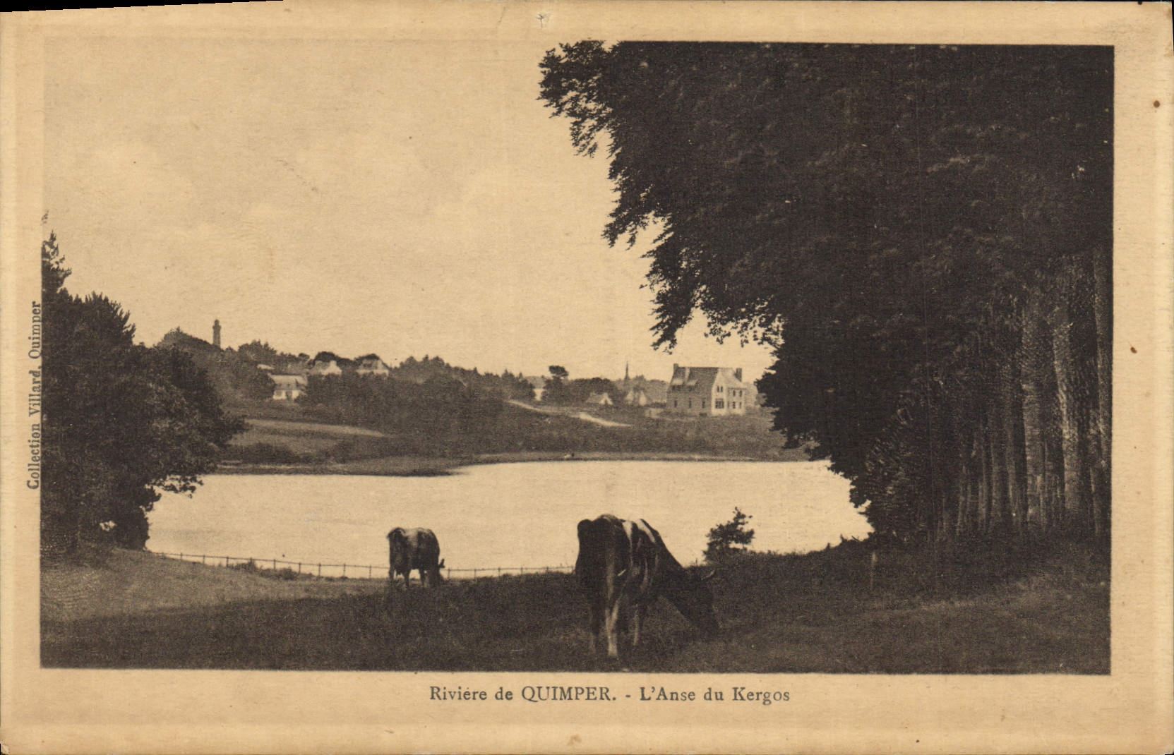 CPA Riviere de Quimper L'Anse du Kergos 