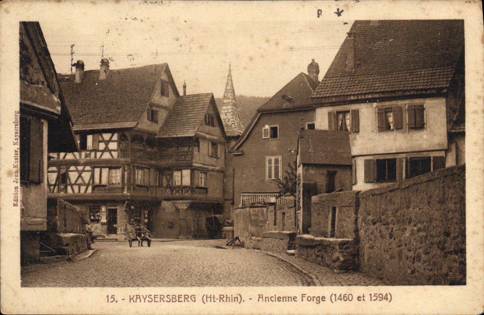 CPA Kaysersberg Ht Rhin Ancienne Forge