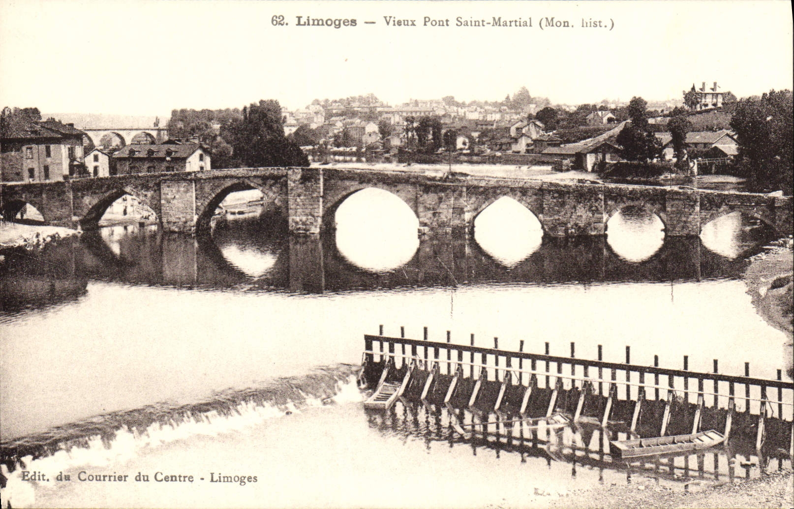 CPA Limoges Vieux Pont Saint Martial 