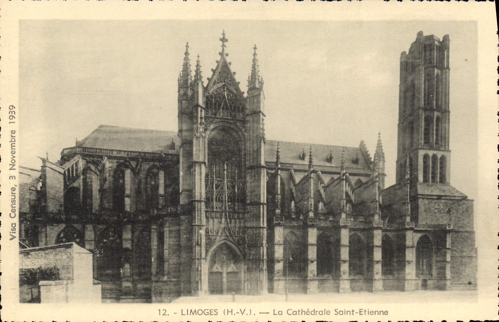 CPA Limoges HV La Cathedrale Saint Etienne