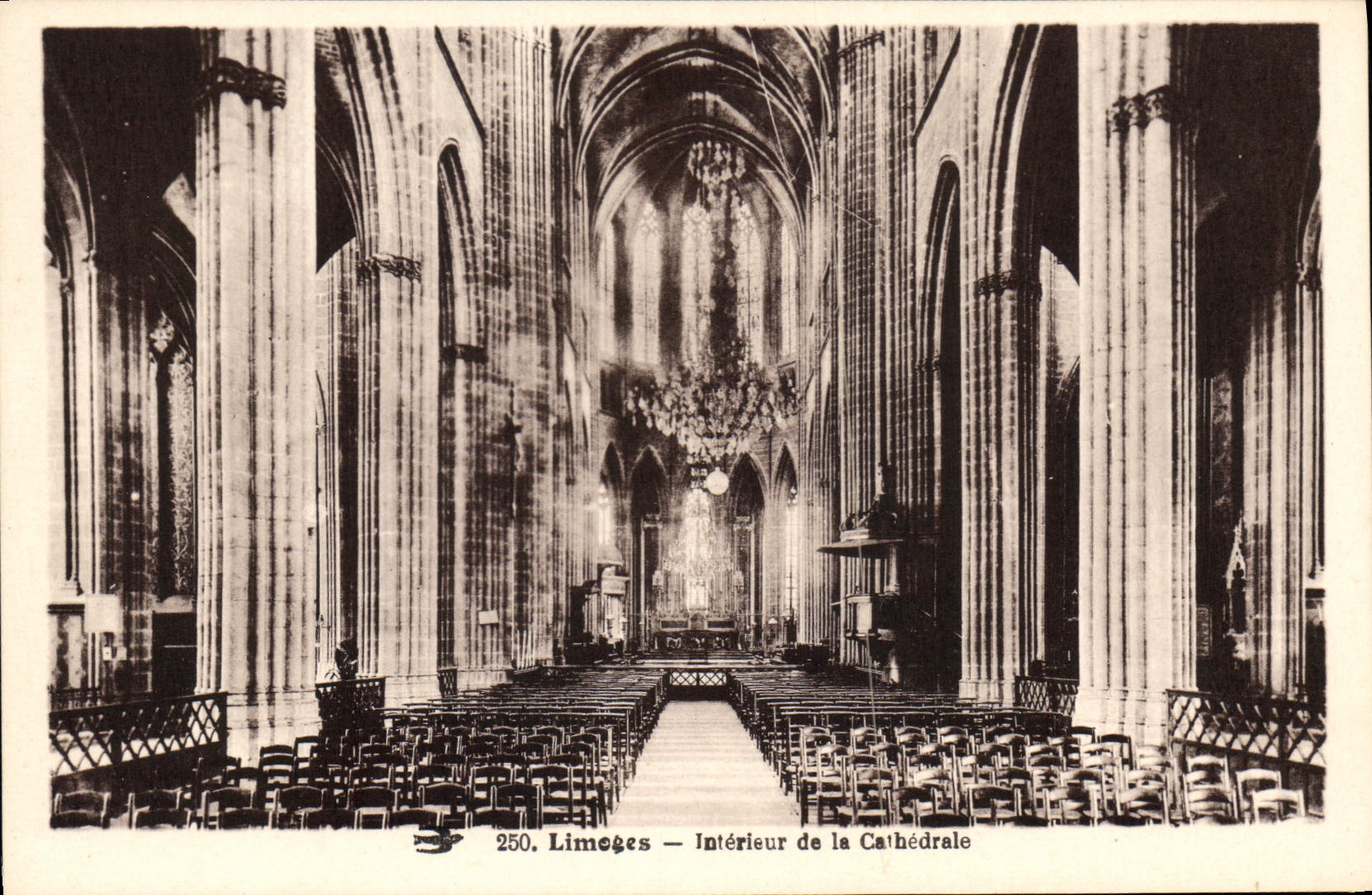 CPA Limoges Interieur de la Cathedrale 