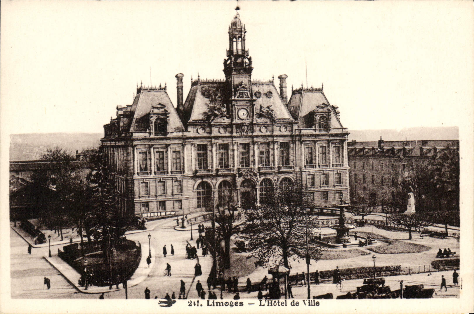 CPA Limoges L'Hotel de Ville 