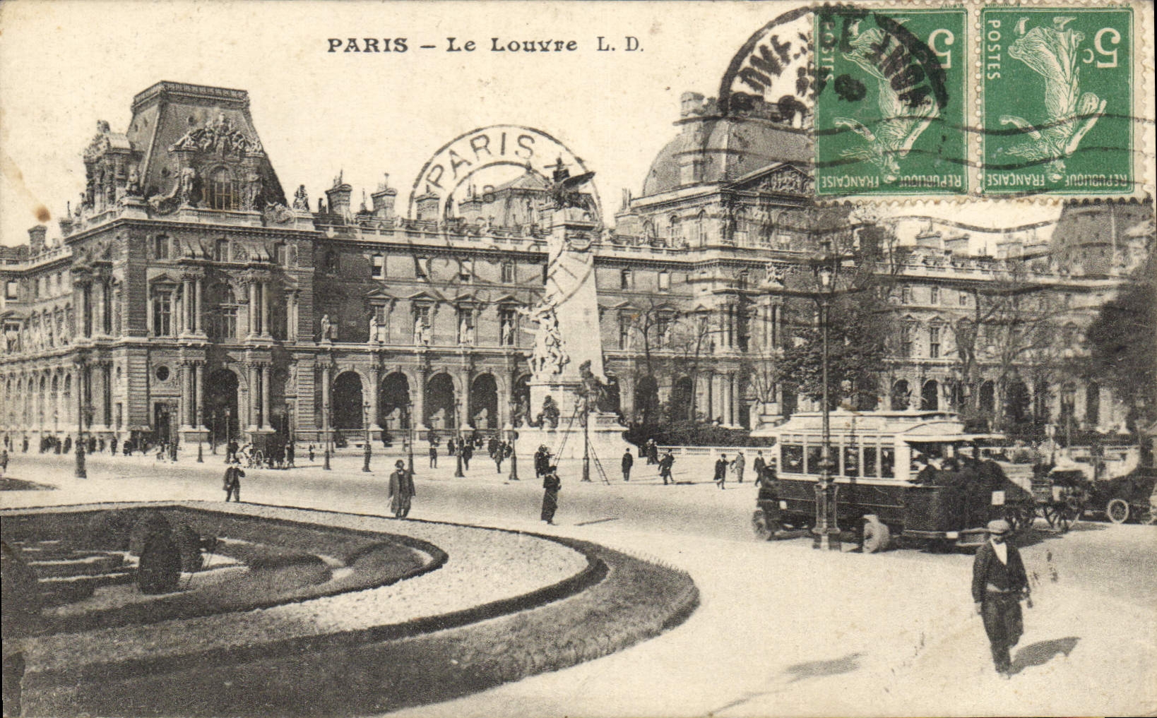 CPA Paris Le Louvre 