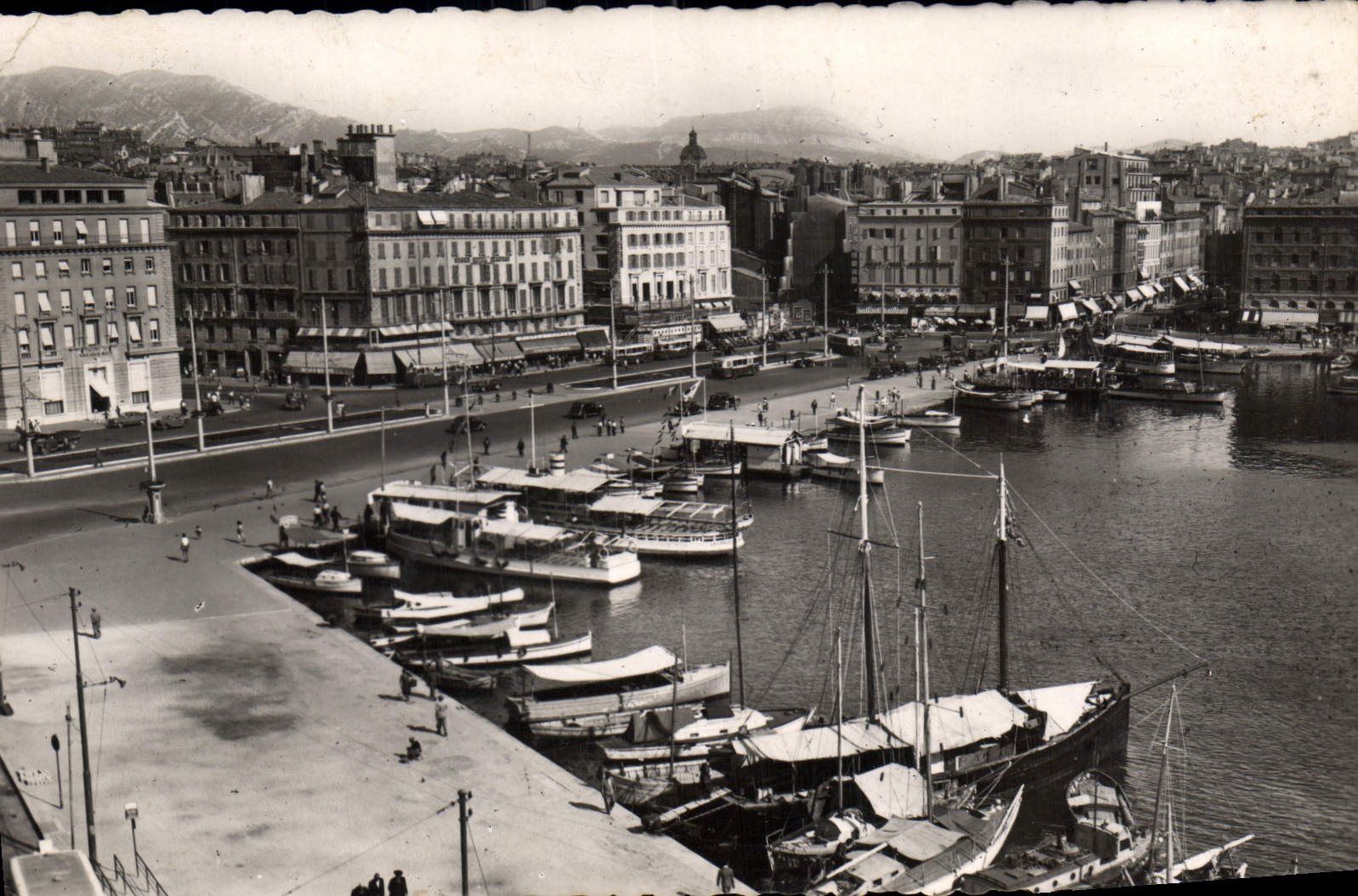 CPA Marseille Quai des Belges 