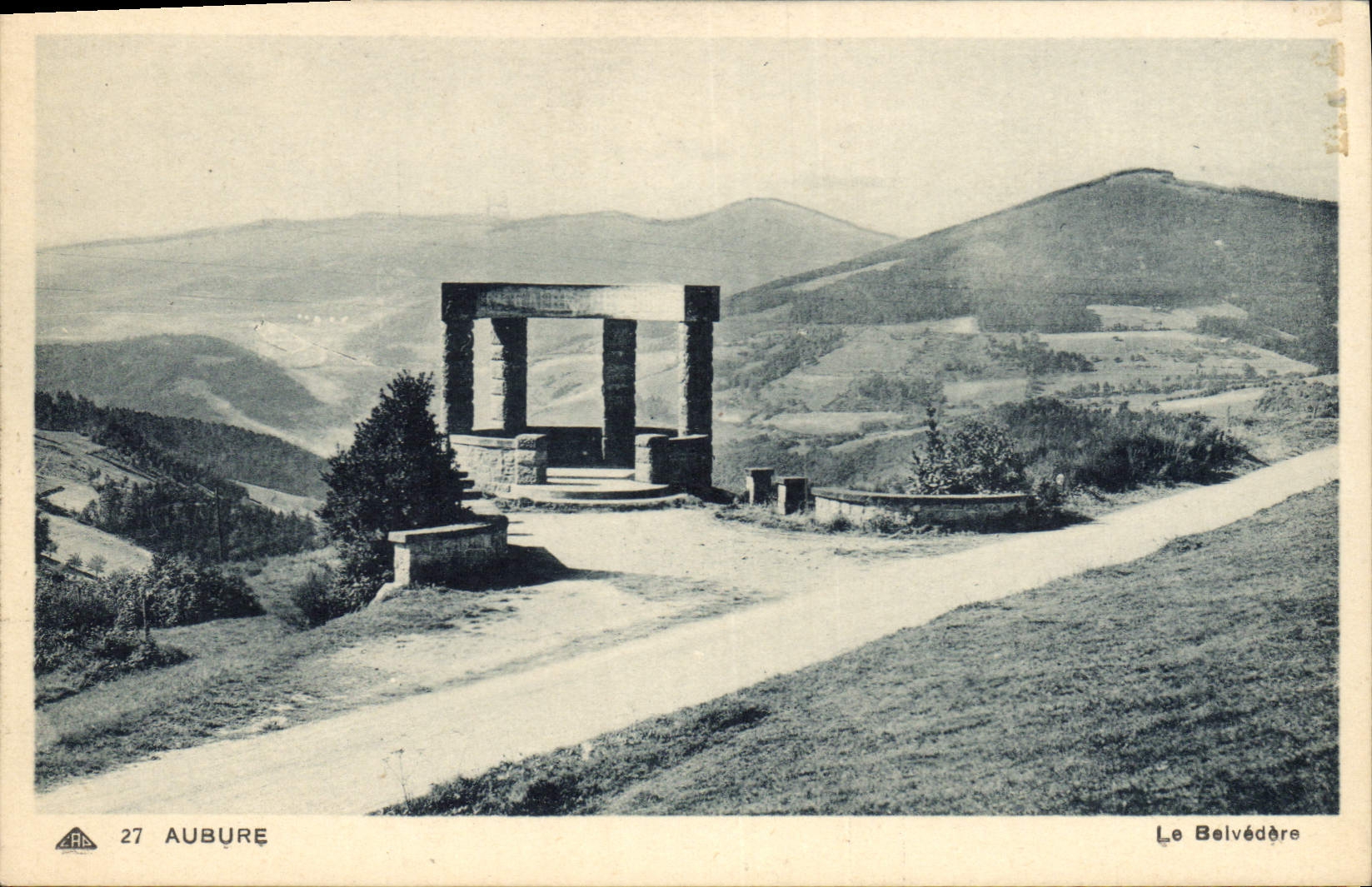 CPA Aubure Le Belvedere 