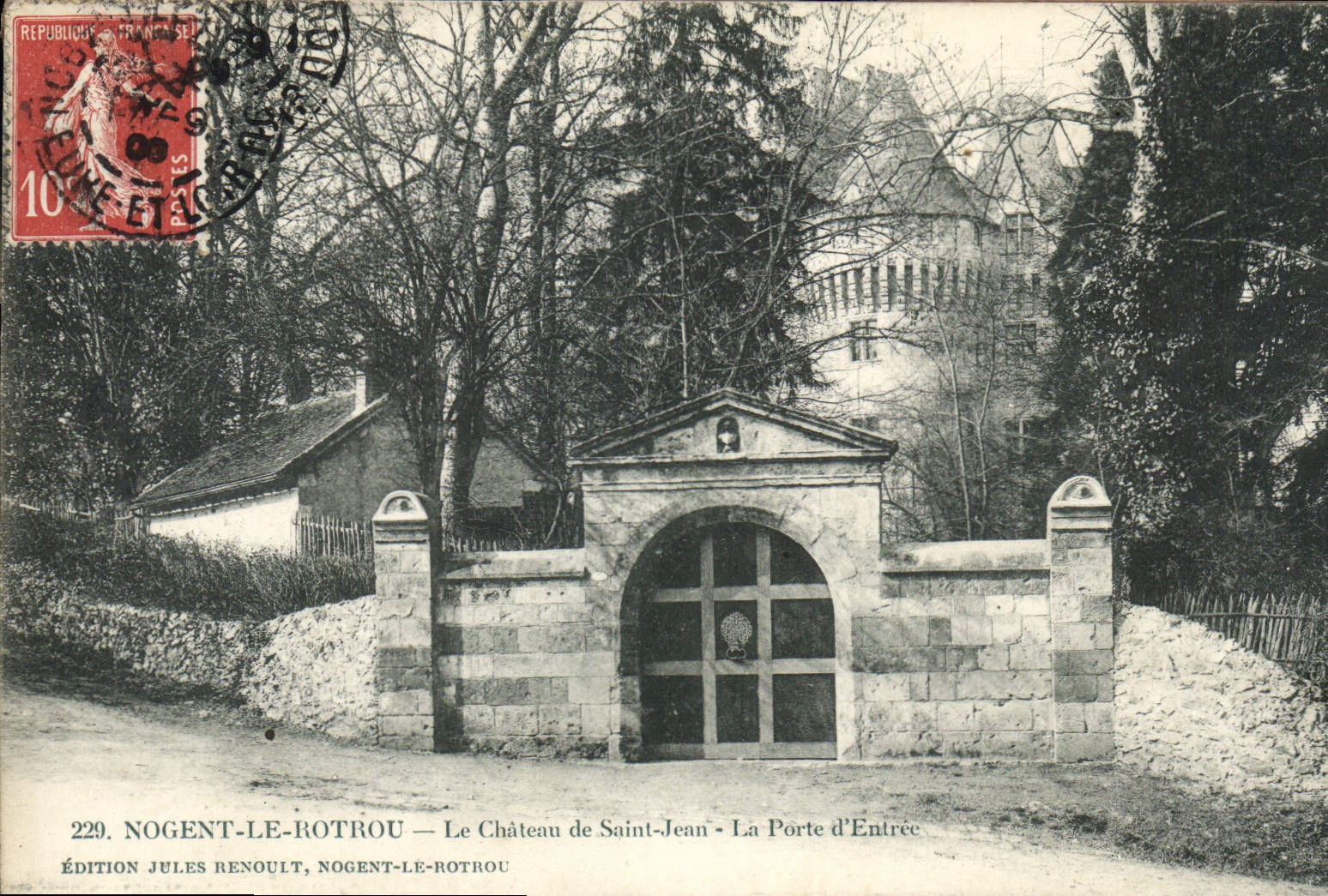 CPA Nogent el Botrou Le Chateau de Saint Jean La Porte d'Entree