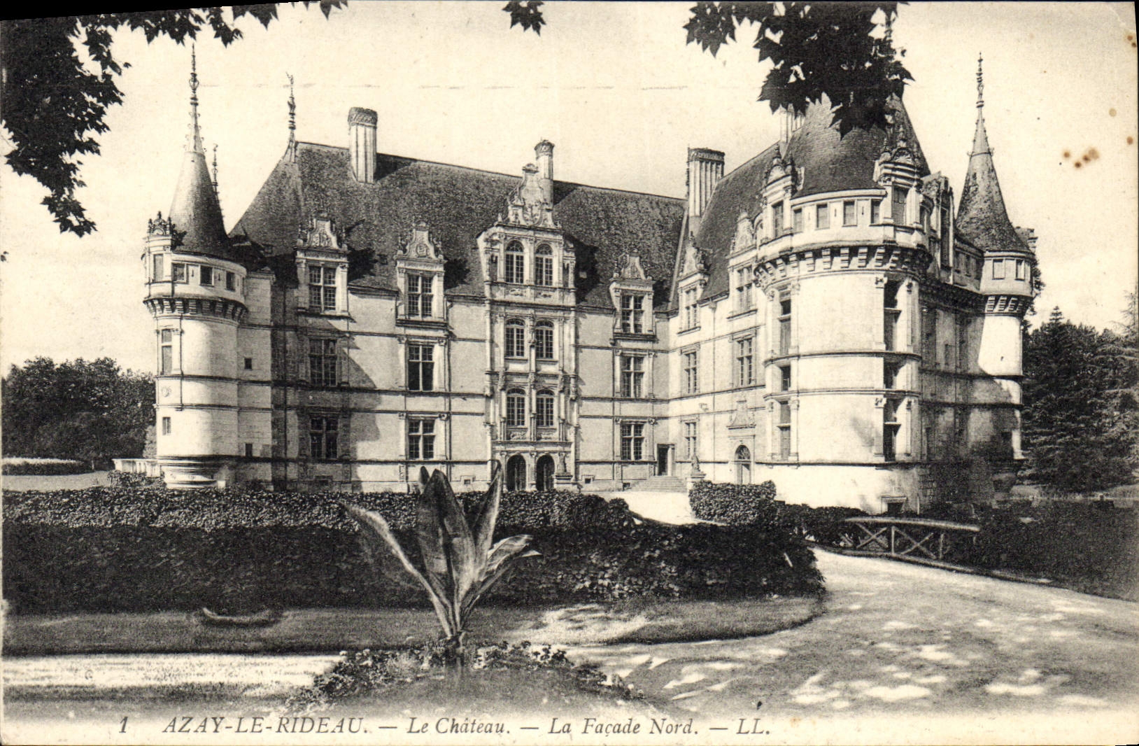 CPA Azay le Rideau Le Chateau La Facade Nord 