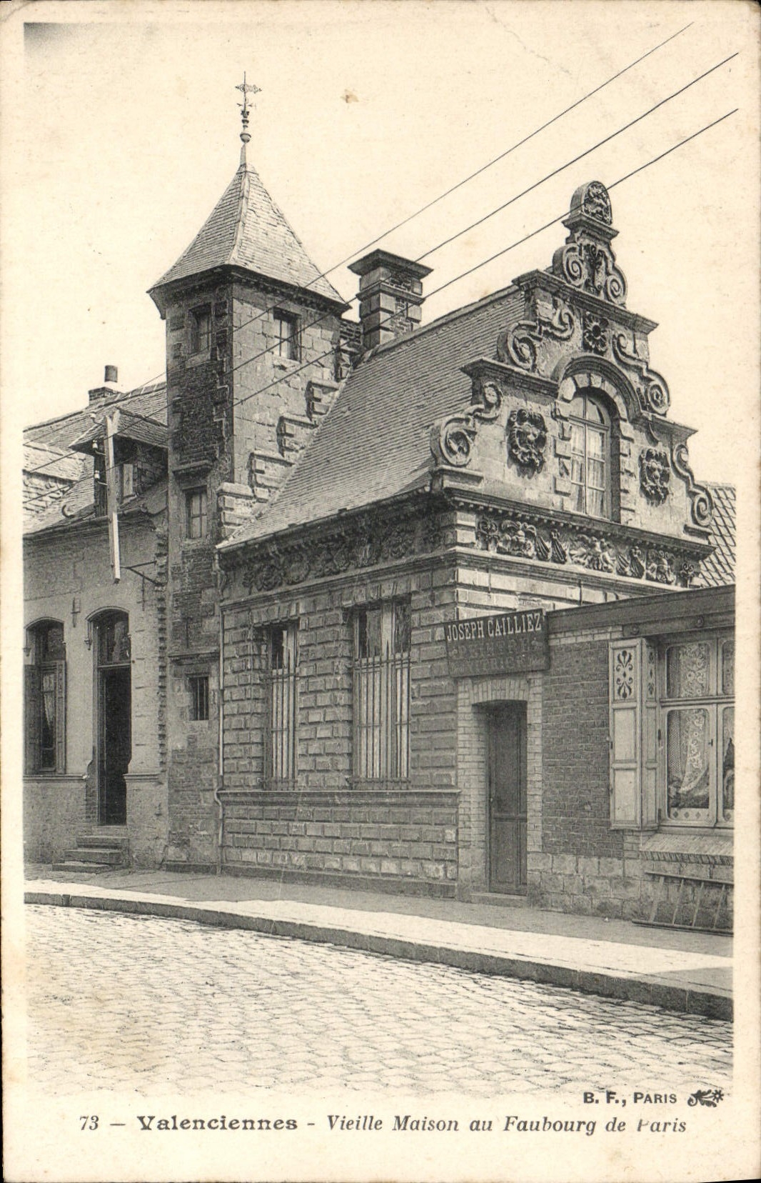 CPA Valenciennes Vieille Maison au Faubourg de Paris 