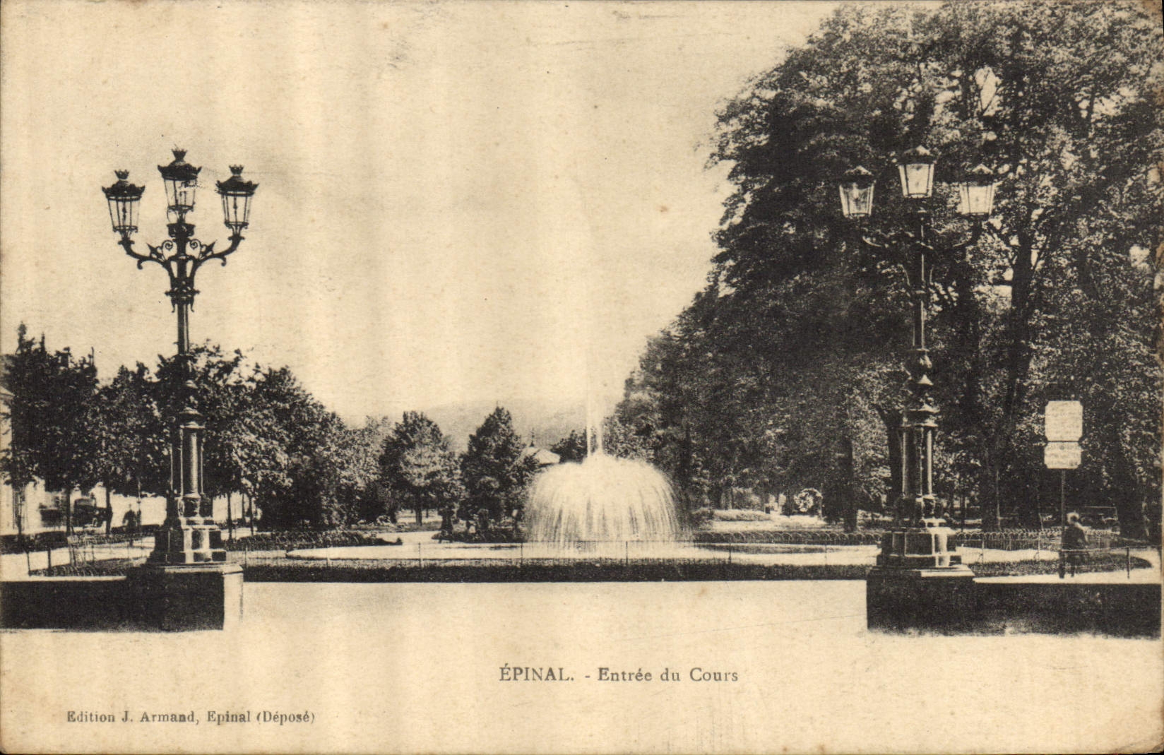 CPA Epinal Entree du Cours 