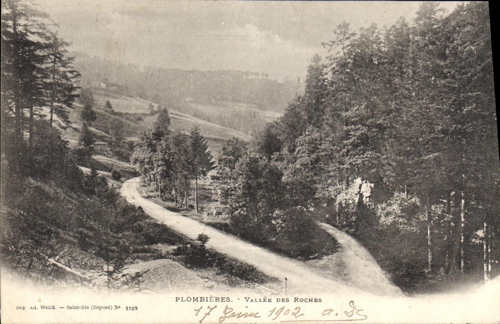 CPA Plombieres Vallee des Roches