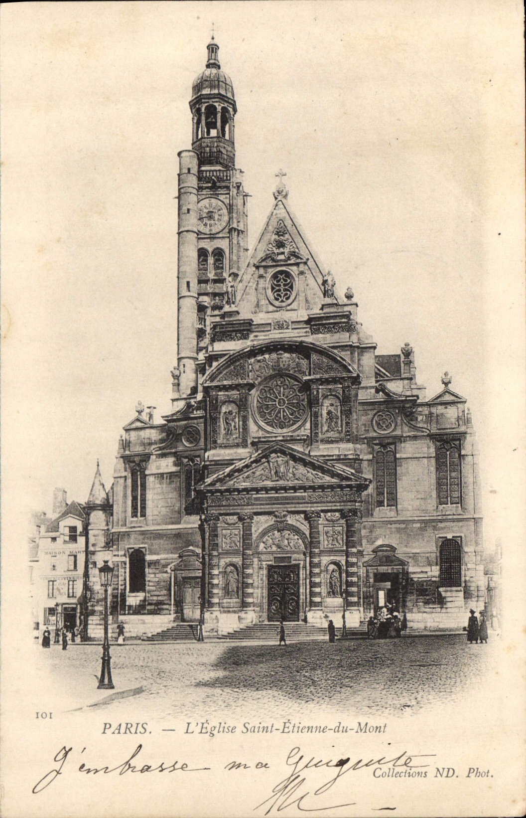 CPA Paris L'Eglise Saint Etienne du Mont 