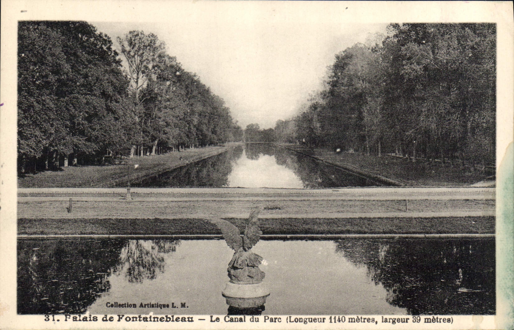 CPA Palais de Fontainebleau Le Canal du Parc 