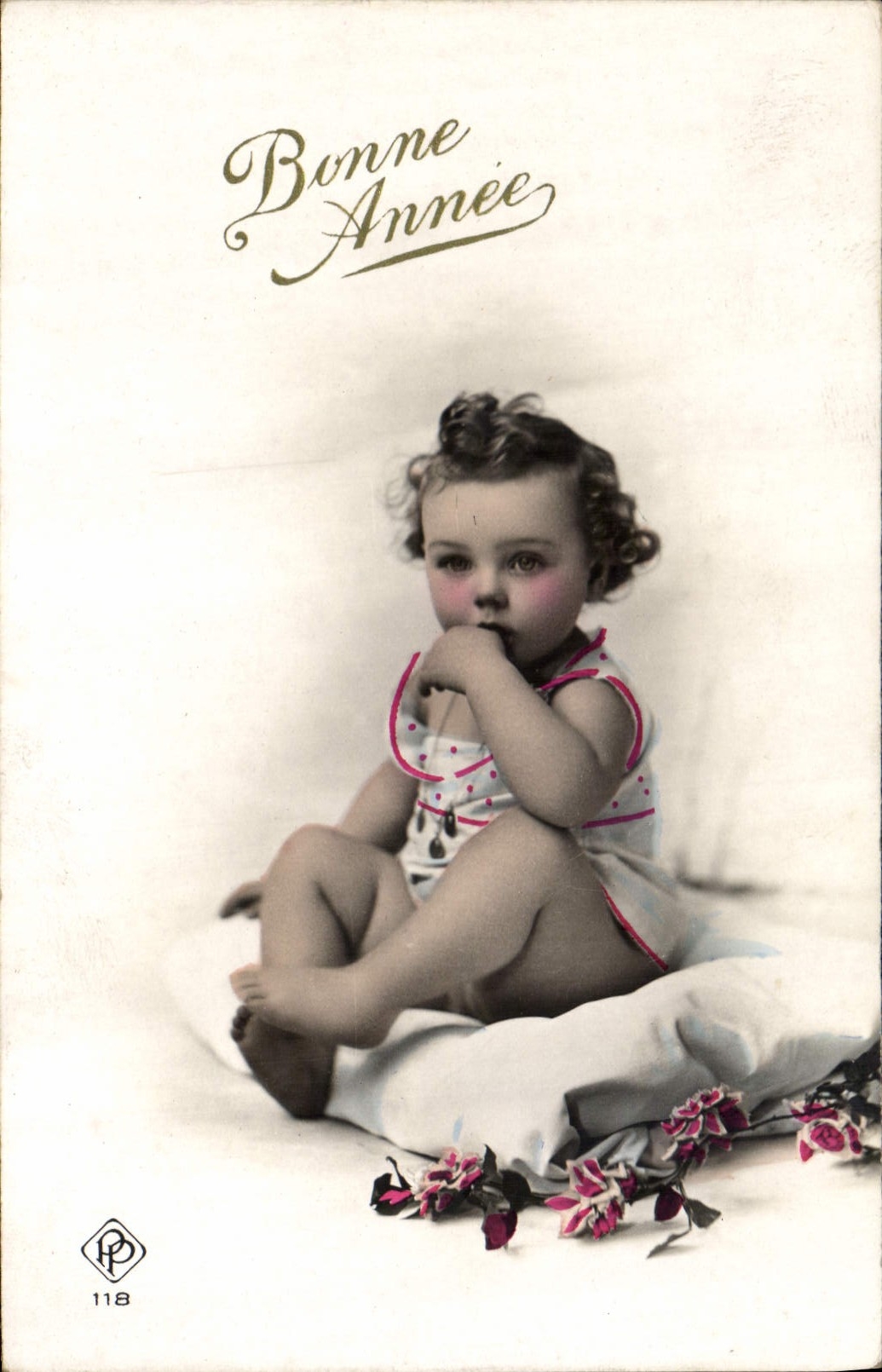 CPA Bonne Annee Enfant