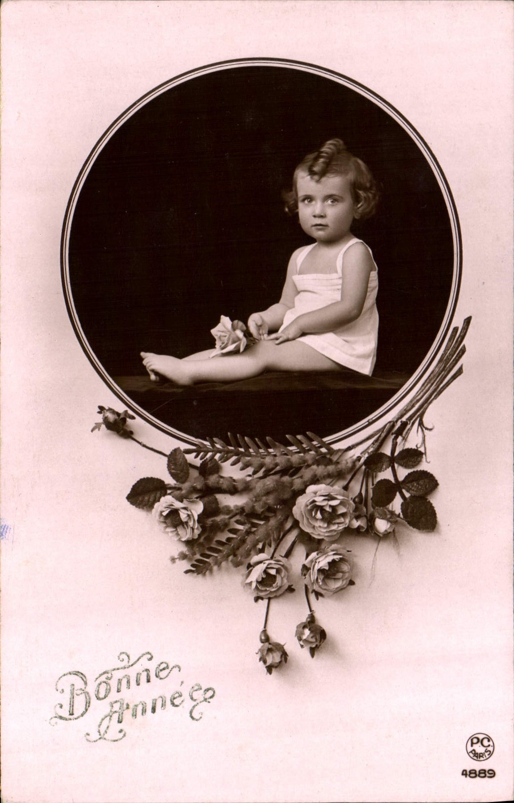 CPA Bonne Annee Enfant