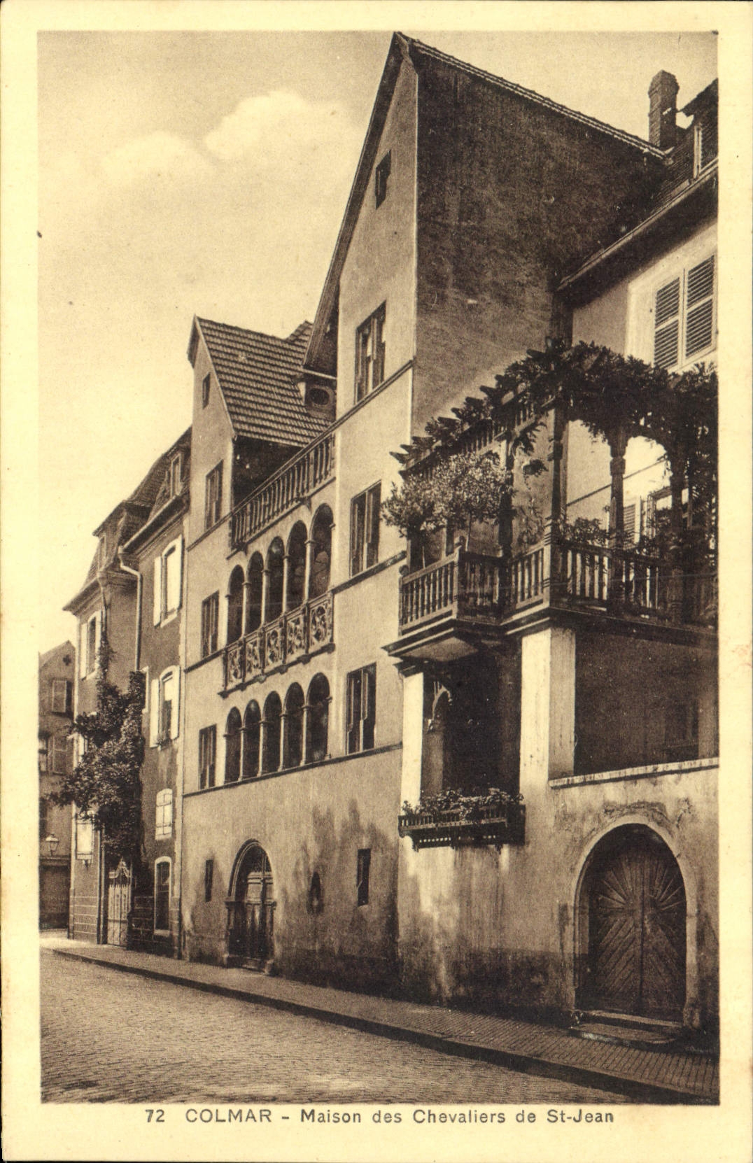 CPA Colmar Maison des Chevaliers de St Jean 