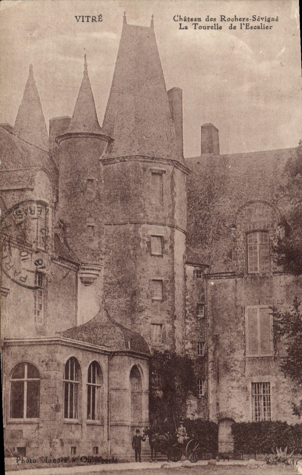 CPA Vitre Chateau des Rochers Sevigne La Tourelle de l'Escalier 