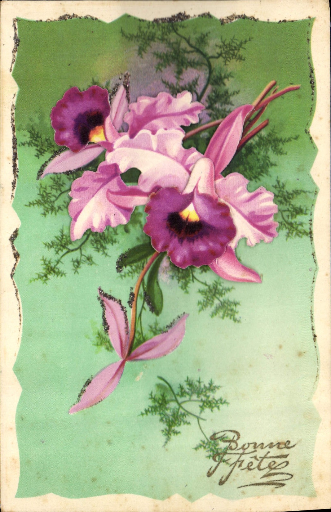 CPA Bonne Fete Fleurs