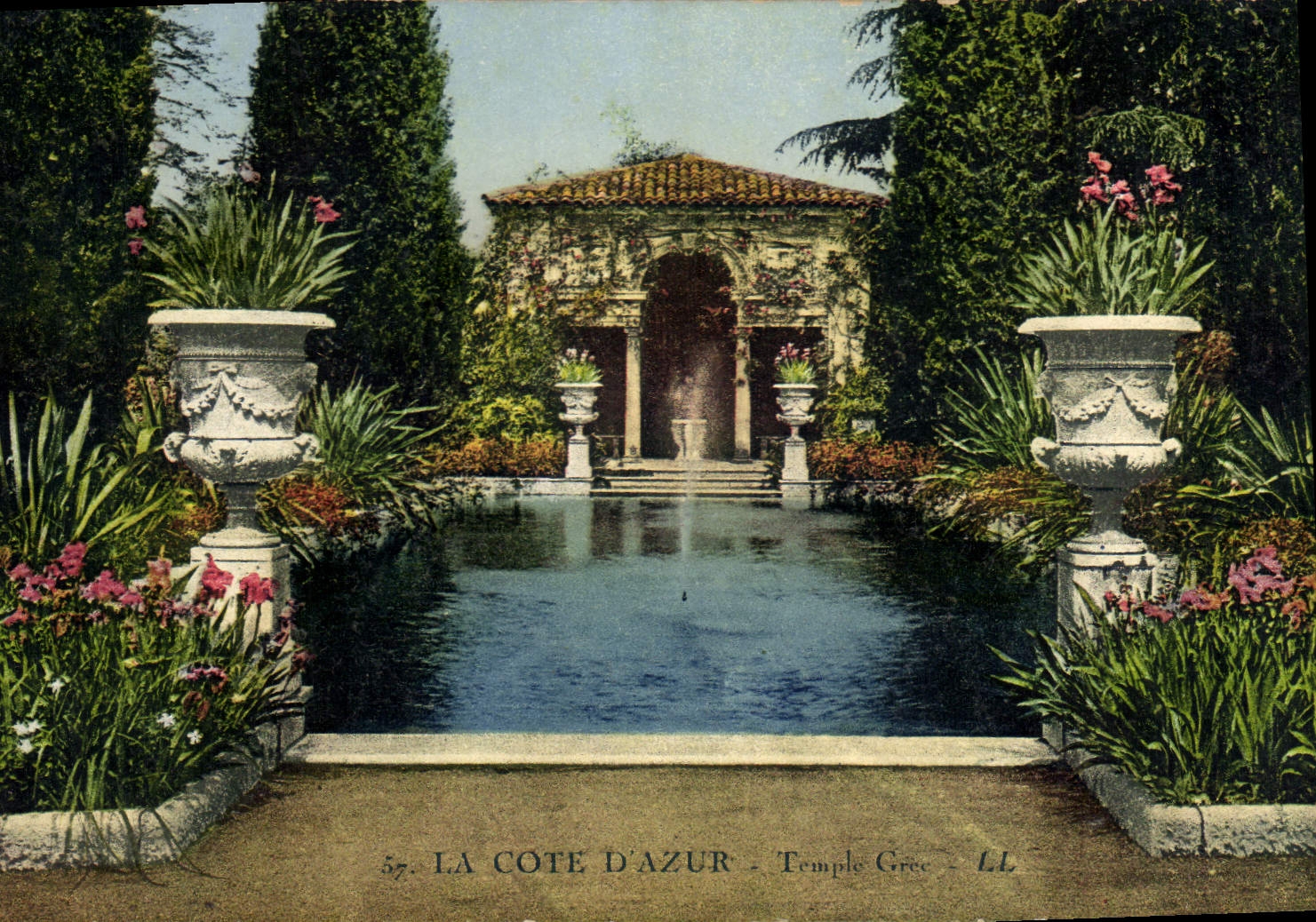 CPA La Cote d'Azur Temple Grec 