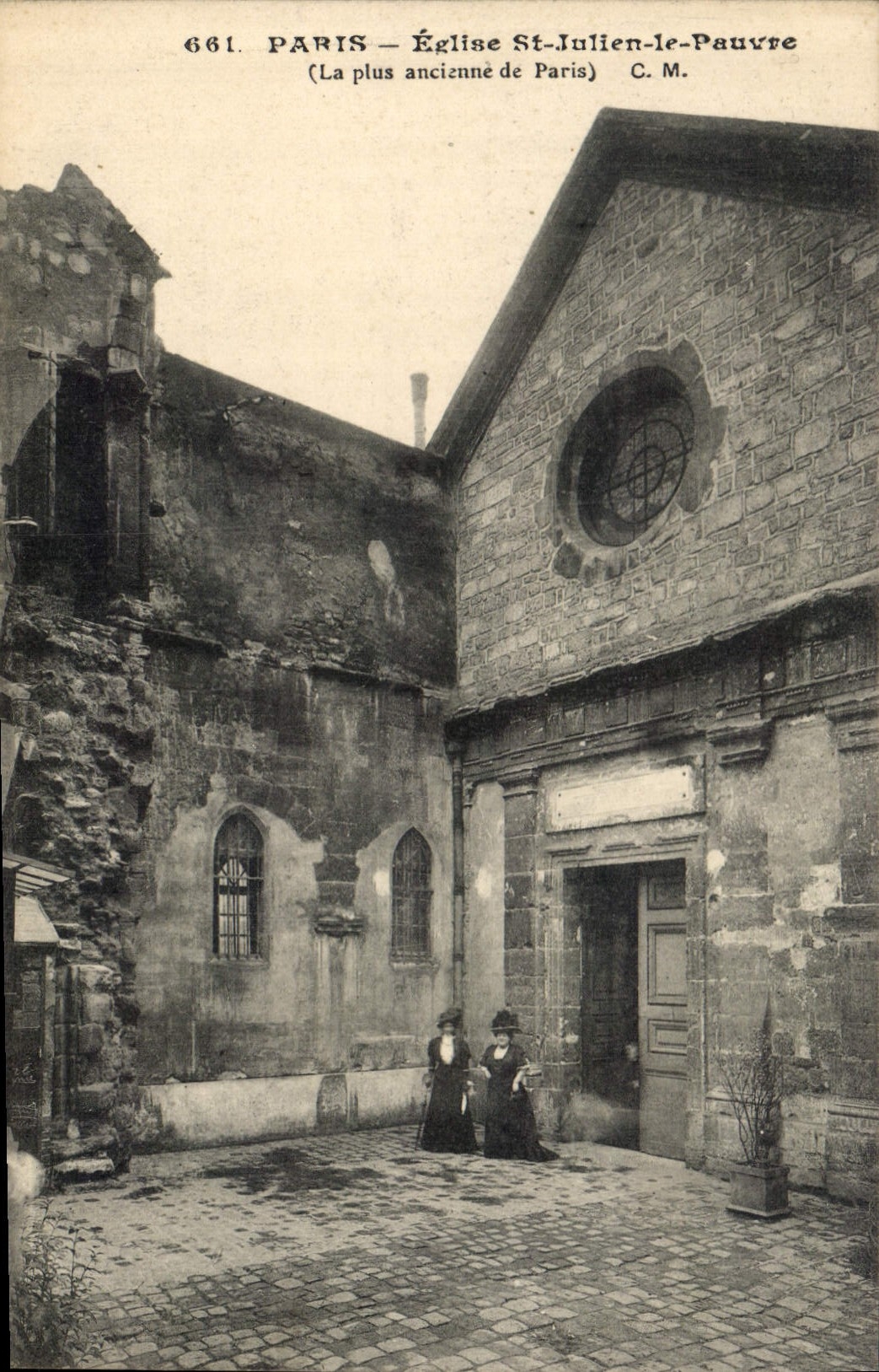CPA Paris Eglise St Julien le Pauvre 