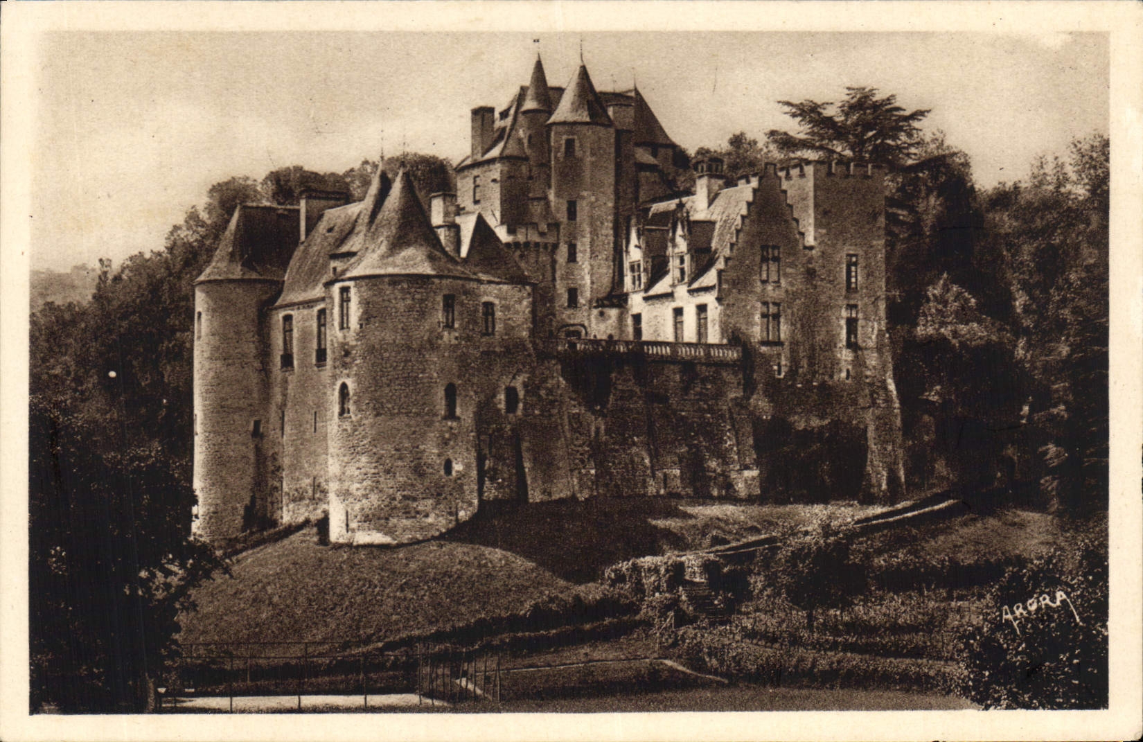 CPA Chateau de Fayrac Dordogne En face de Beynac