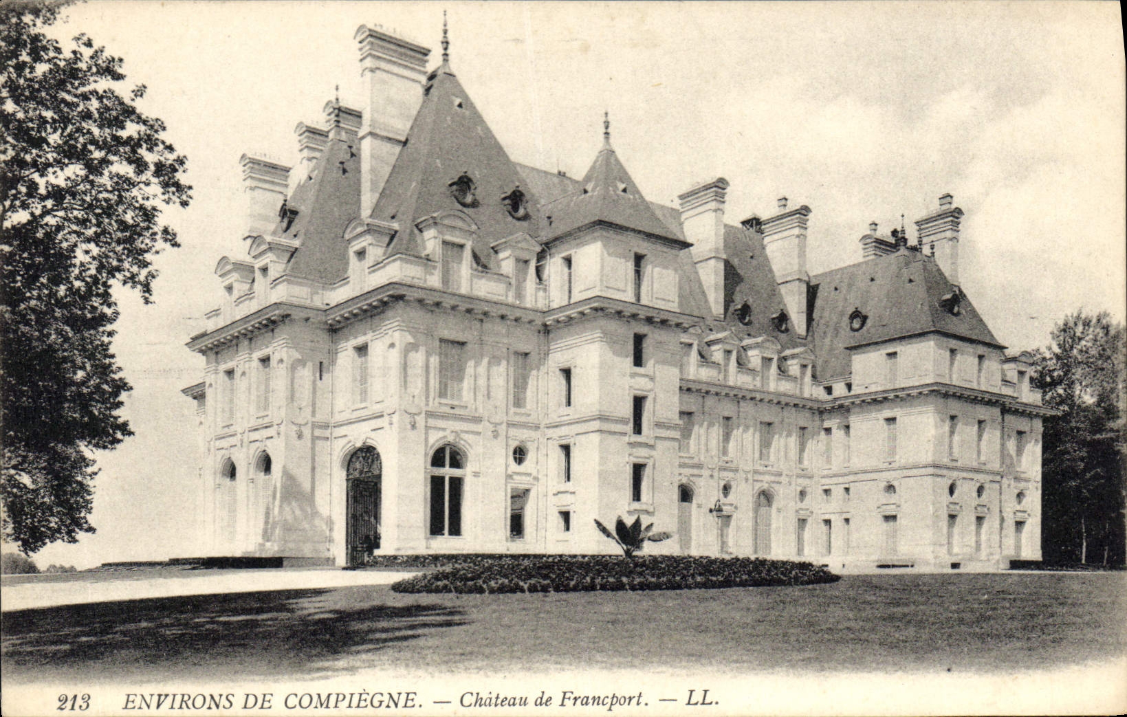 CPA Environs de Compiegne Chateau de Francport 